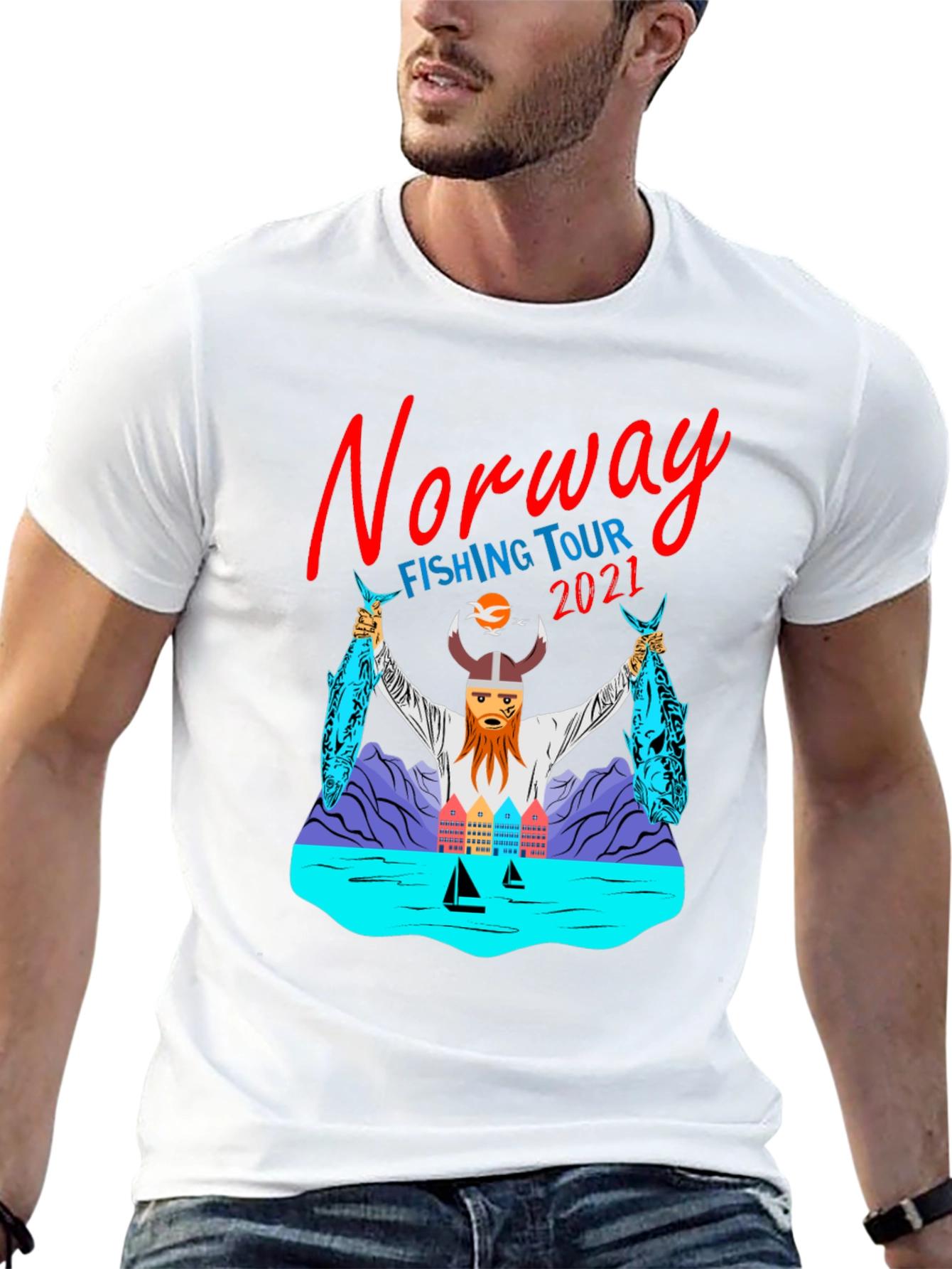 Norway Fishing Tour 2021 Graphic T-Shirt