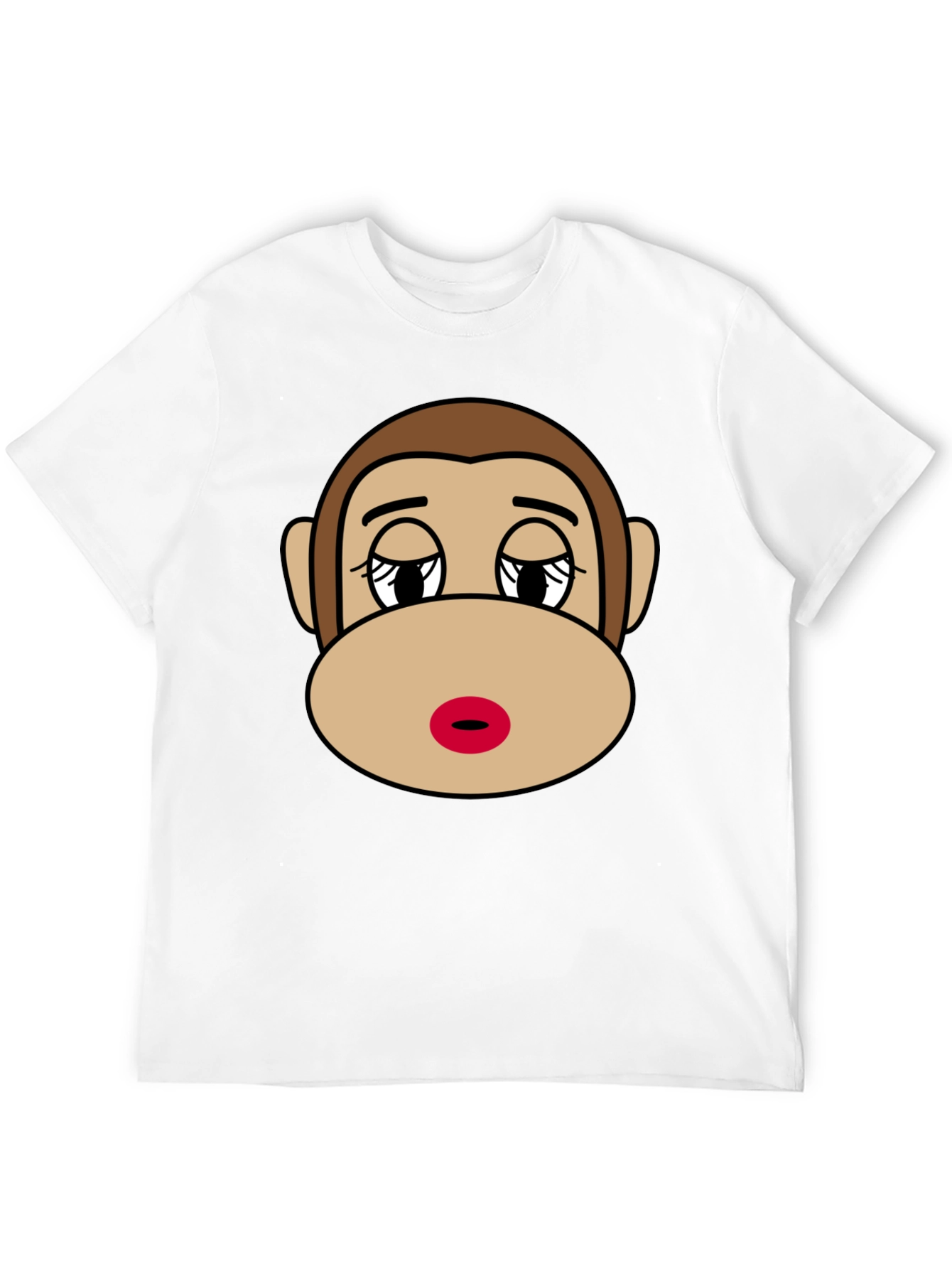 Funny Sock Monkey Graphic T-Shirt - Unisex Black Tee