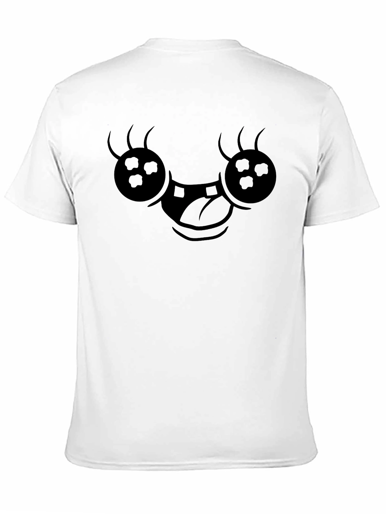 Funny Face Black Graphic T-Shirt