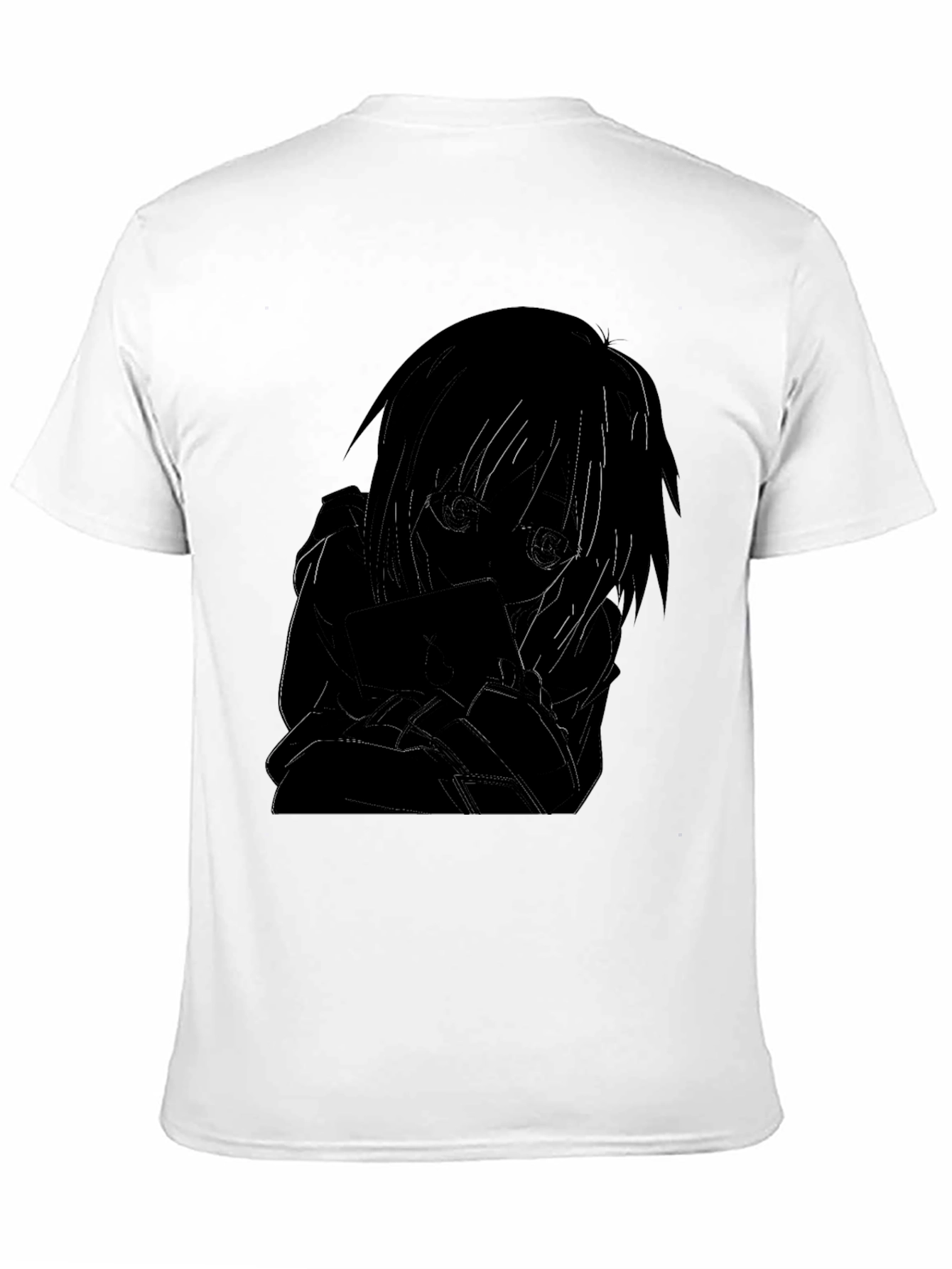 Black Silhouette Graphic T-Shirt