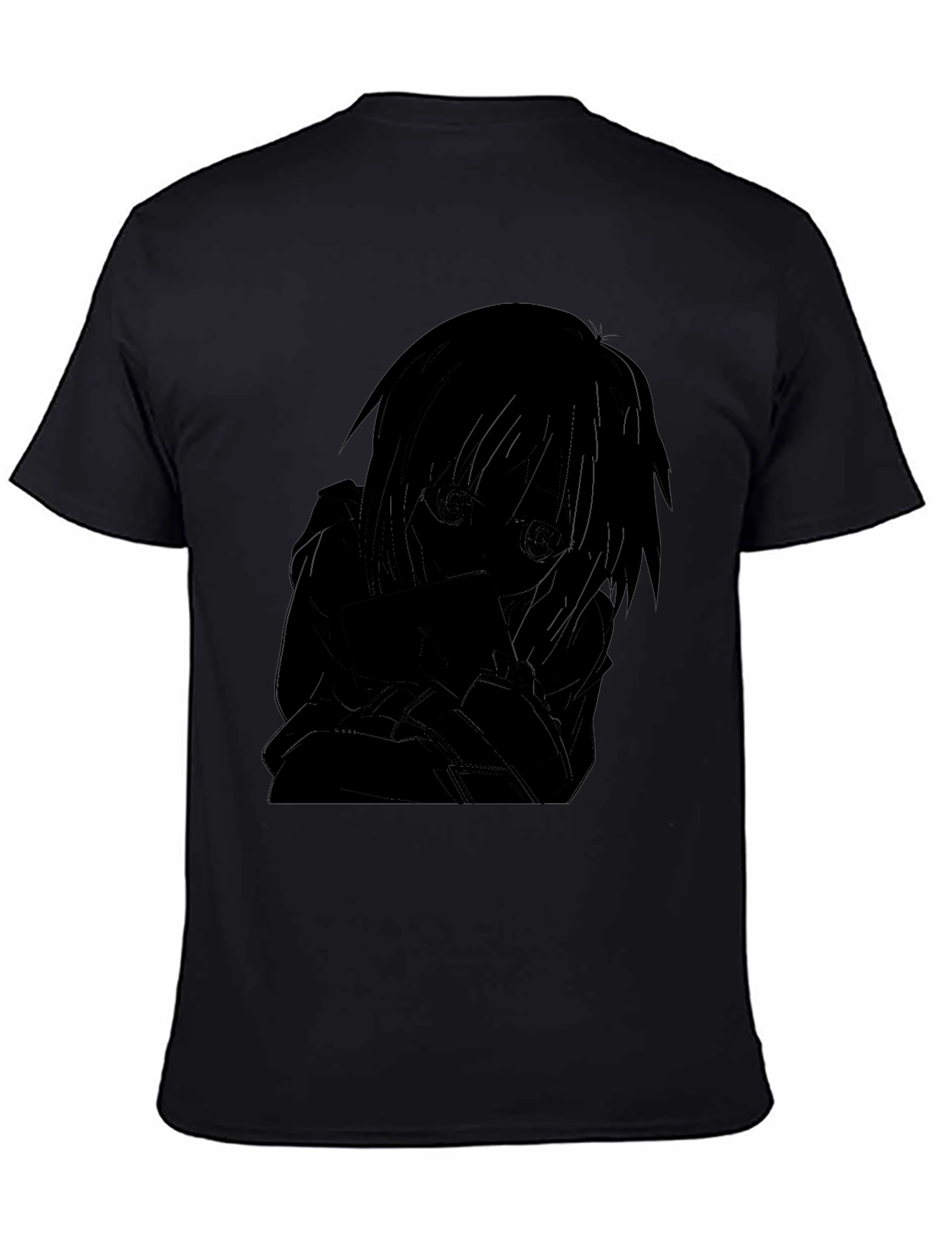 Black Silhouette Graphic T-Shirt