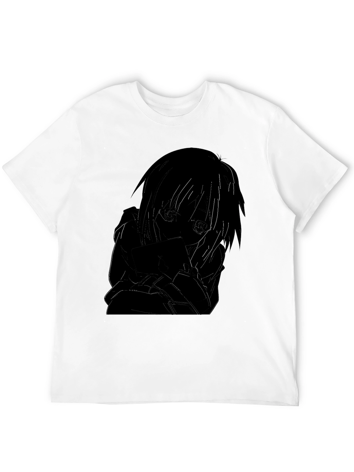 Black Silhouette Graphic T-Shirt