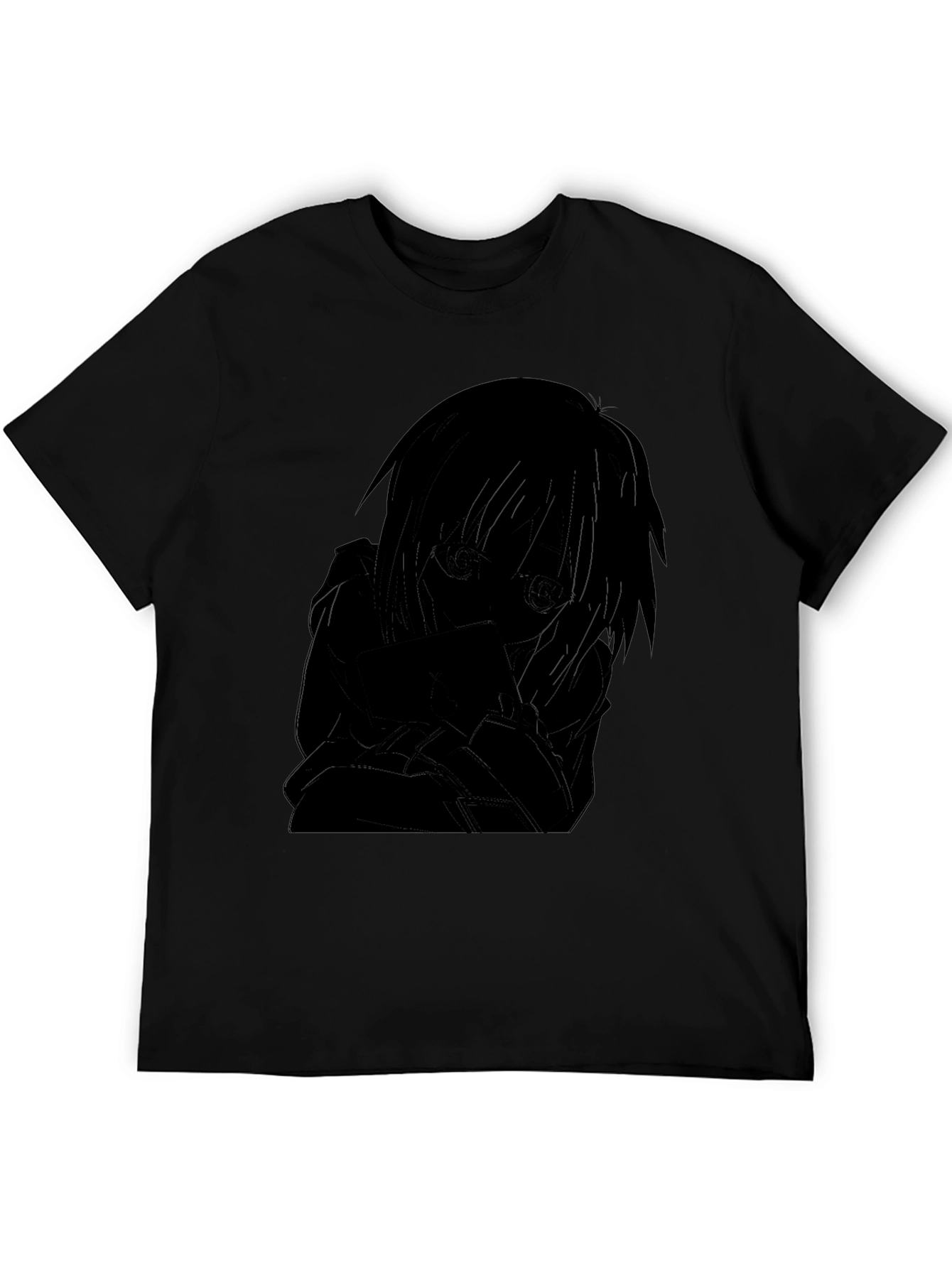 Black Silhouette Graphic T-Shirt