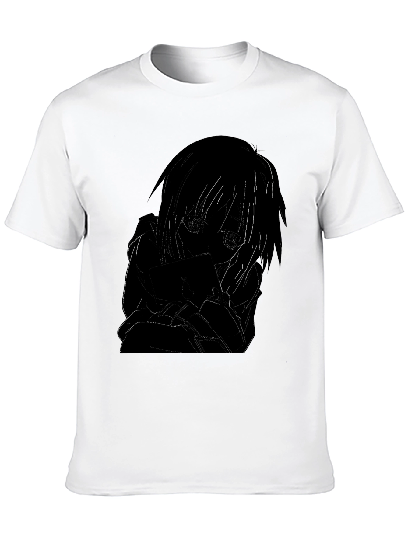 Black Silhouette Graphic T-Shirt