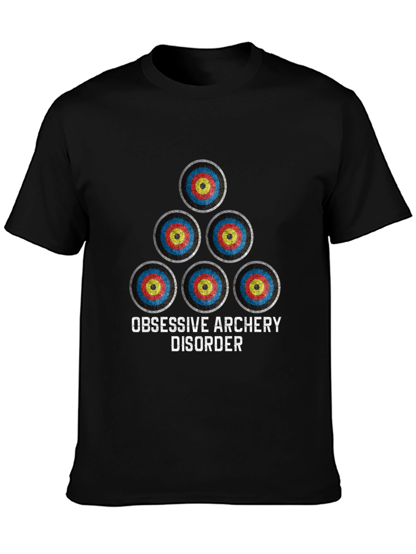 Archery Disorder Graphic Tee - Black Cotton Blend
