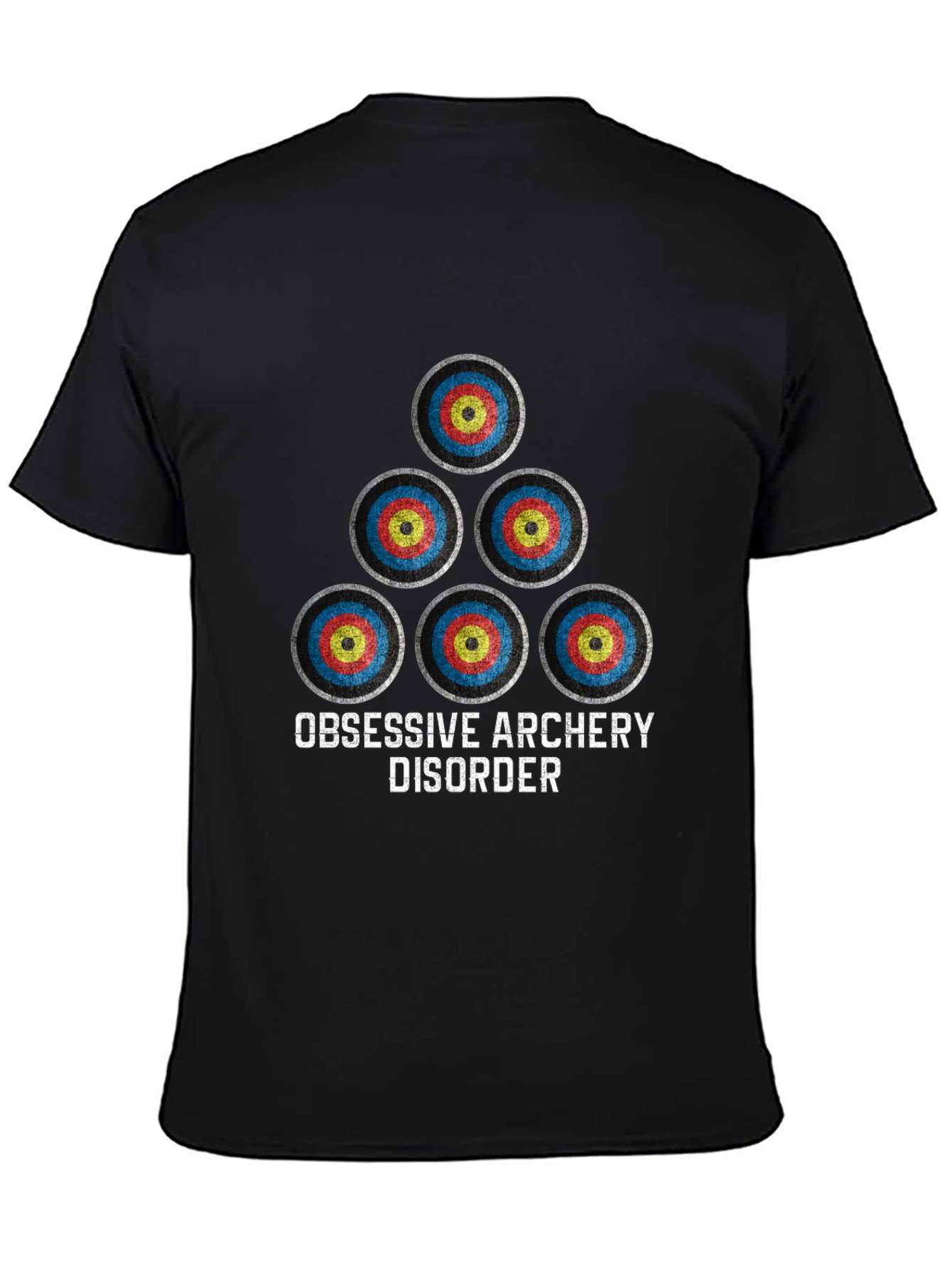 Archery Disorder Graphic Tee - Black Cotton Blend