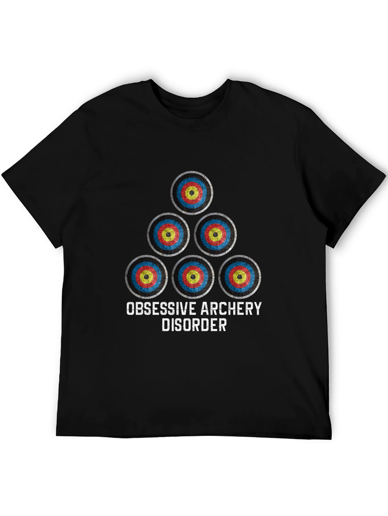 Archery Disorder Graphic Tee - Black Cotton Blend