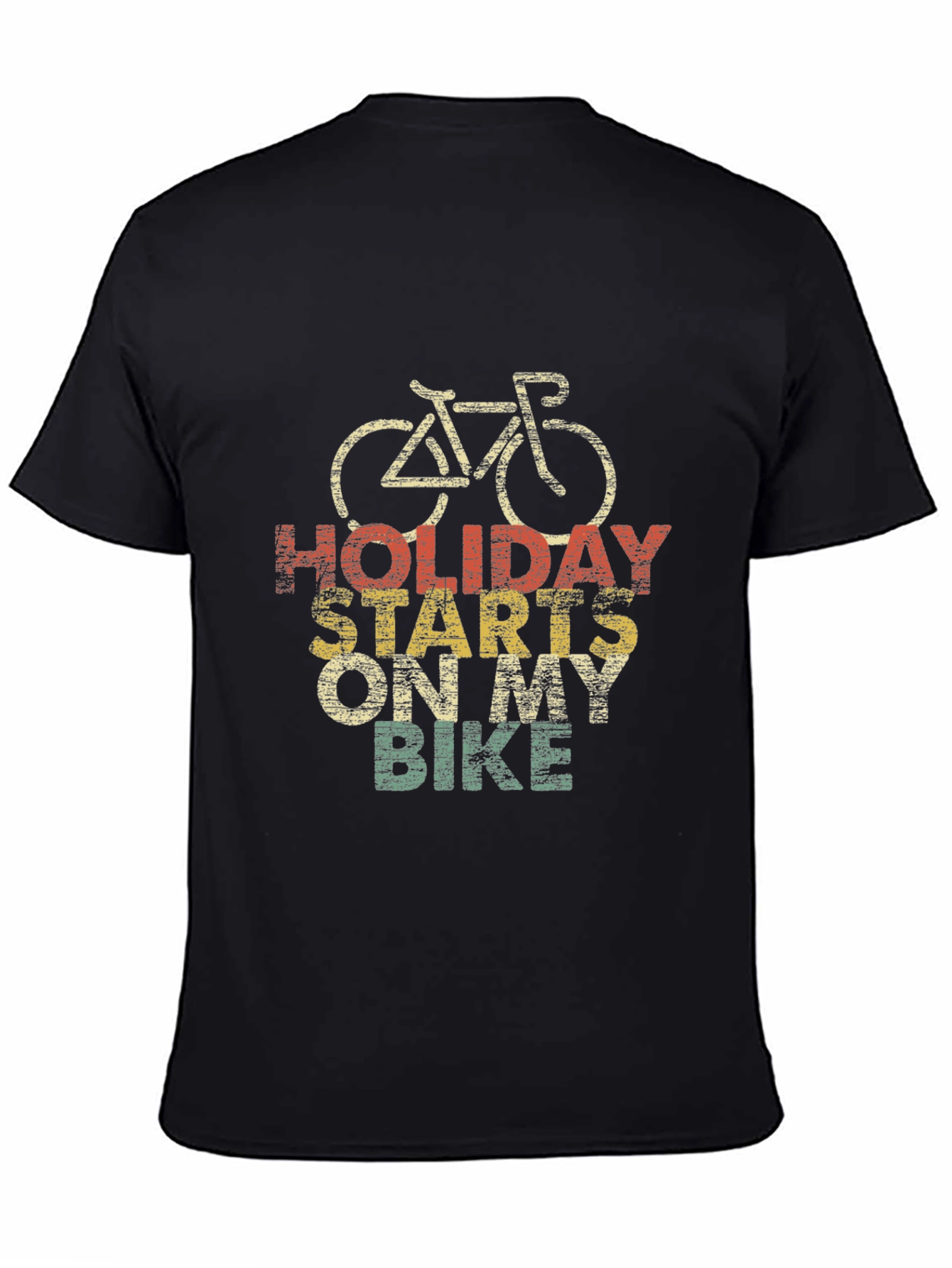 Holiday Starts On My Bike T-Shirt