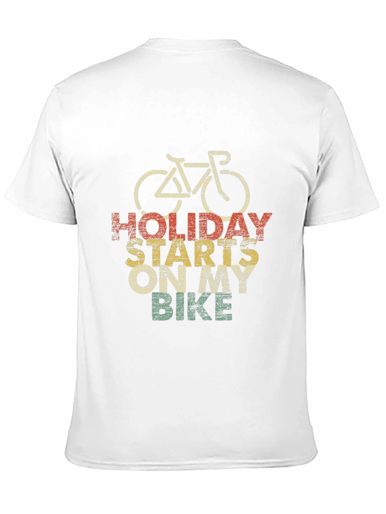 Holiday Starts On My Bike T-Shirt