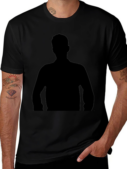 Black Silhouette Graphic Tee - Modern Fit