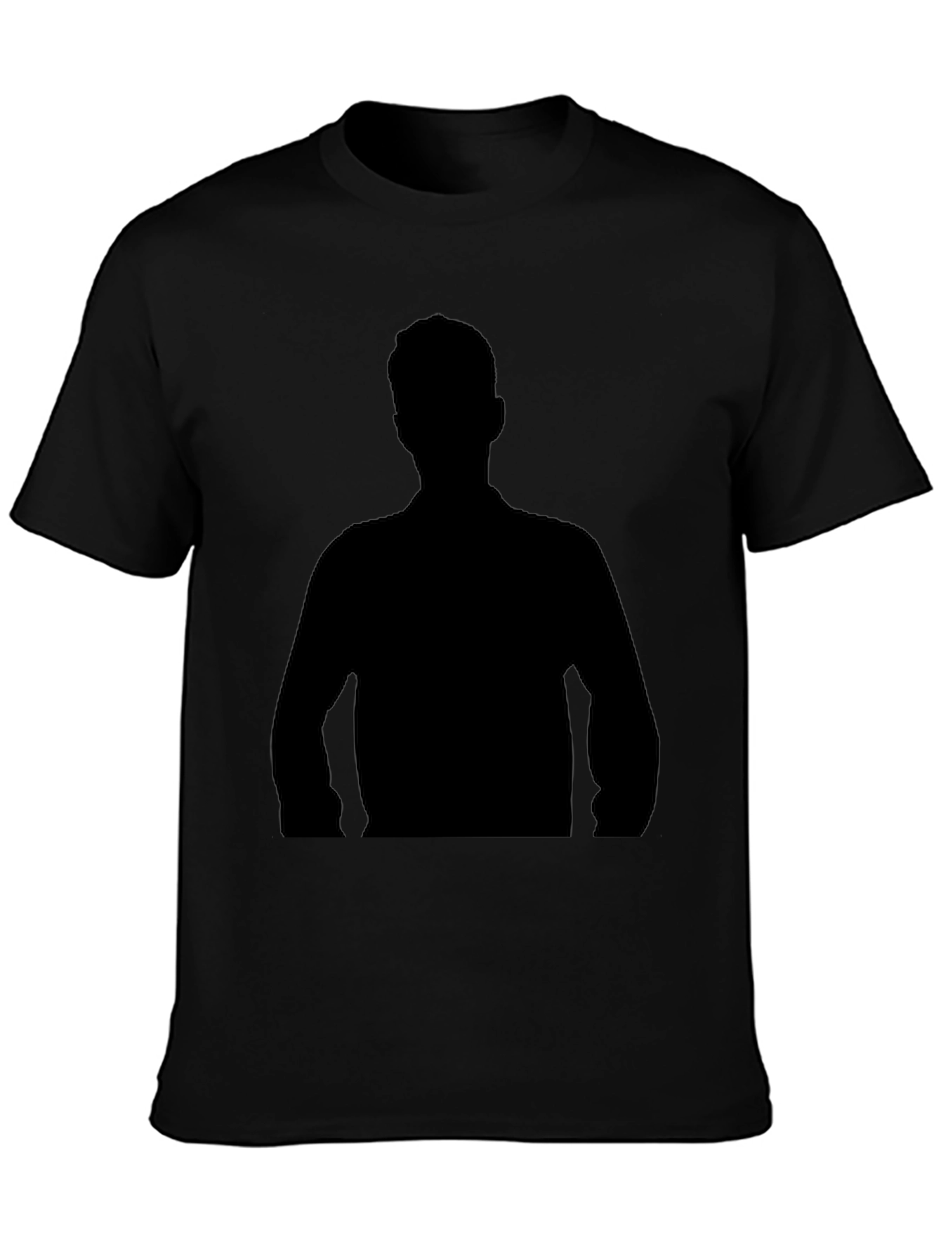 Black Silhouette Graphic Tee - Modern Fit