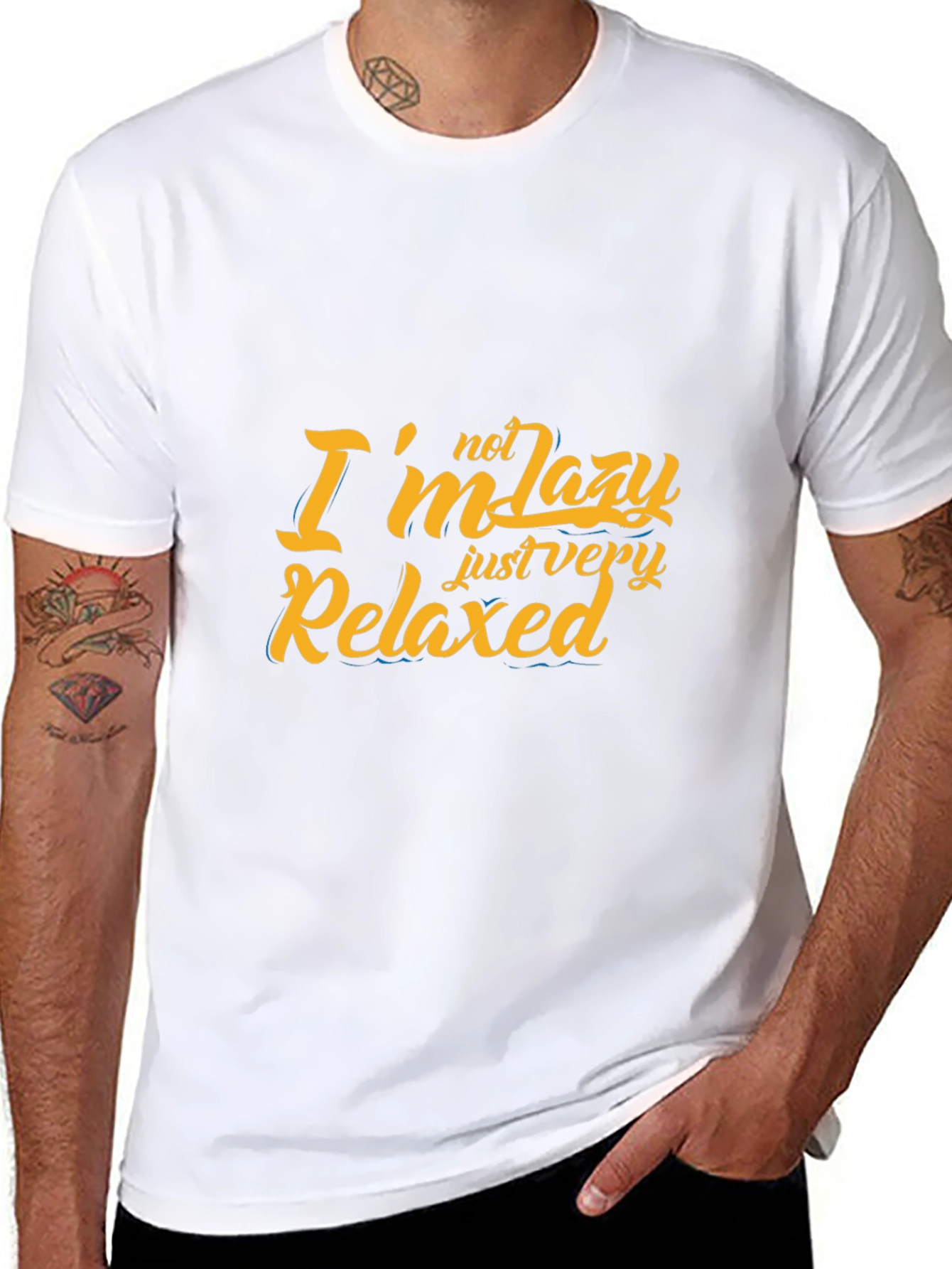 Relaxed T-Shirt - Trendy Slogan Tee
