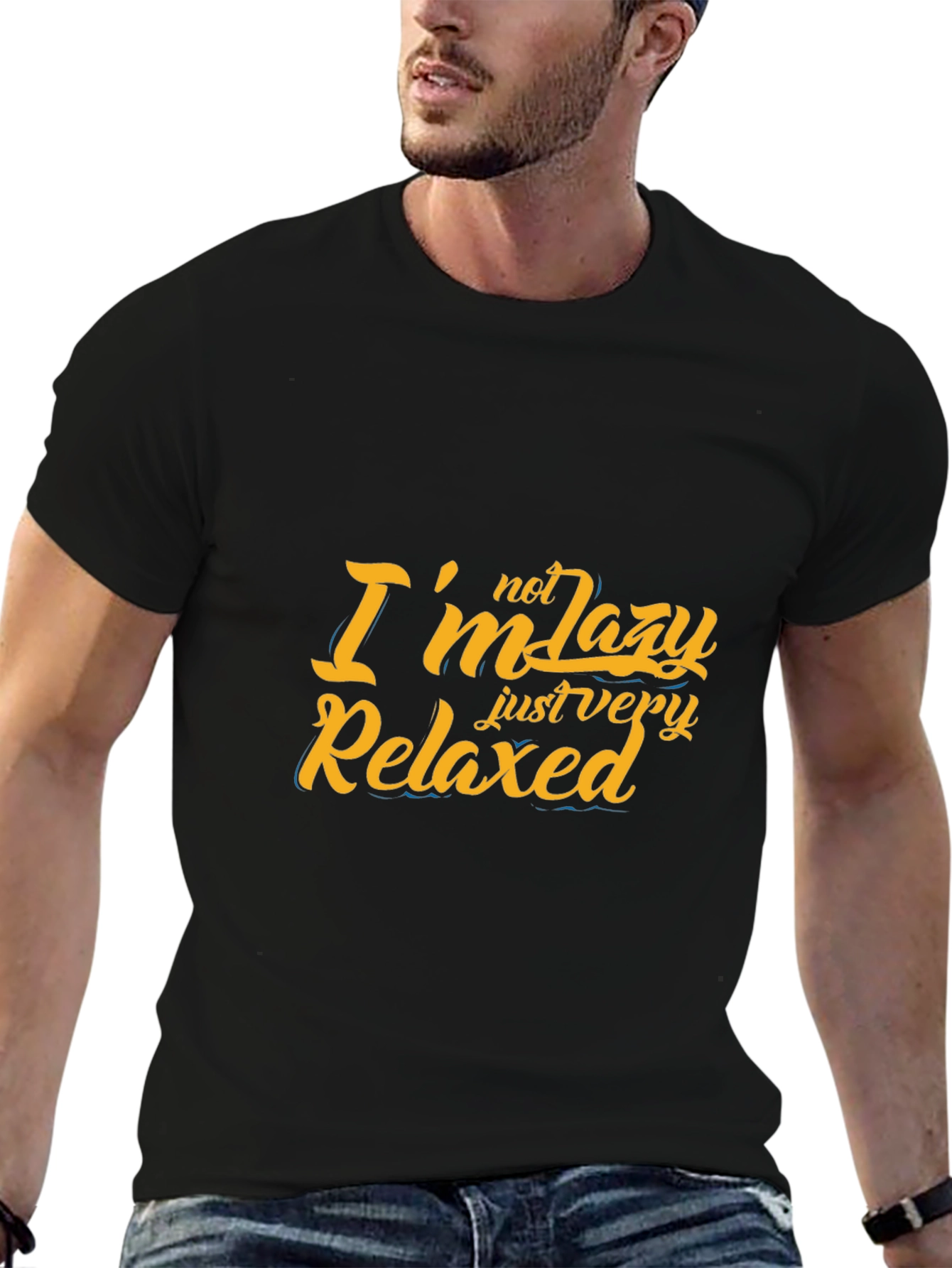 Relaxed T-Shirt - Trendy Slogan Tee
