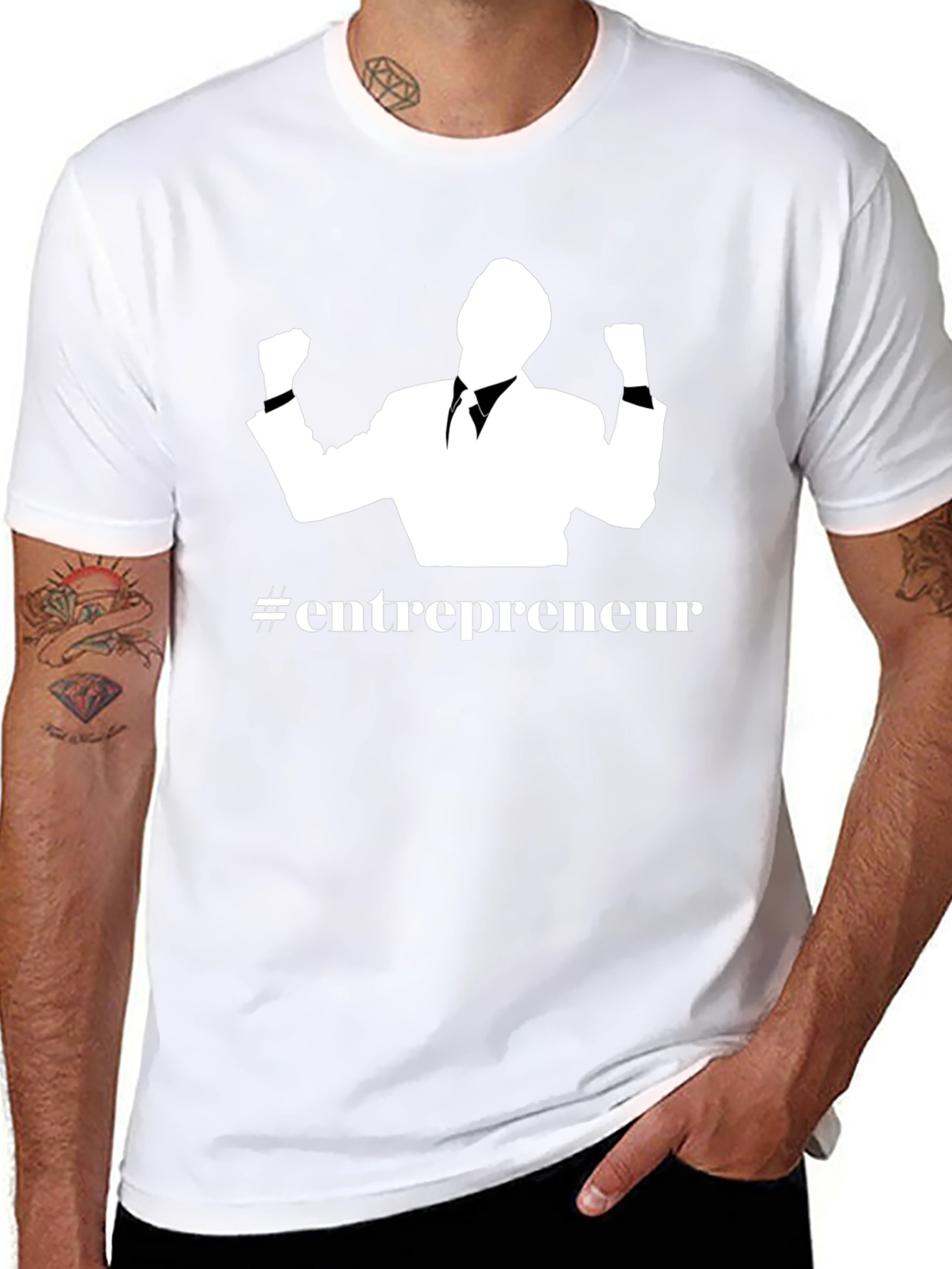 Entrepreneur Graphic T-Shirt - Black Cotton Tee