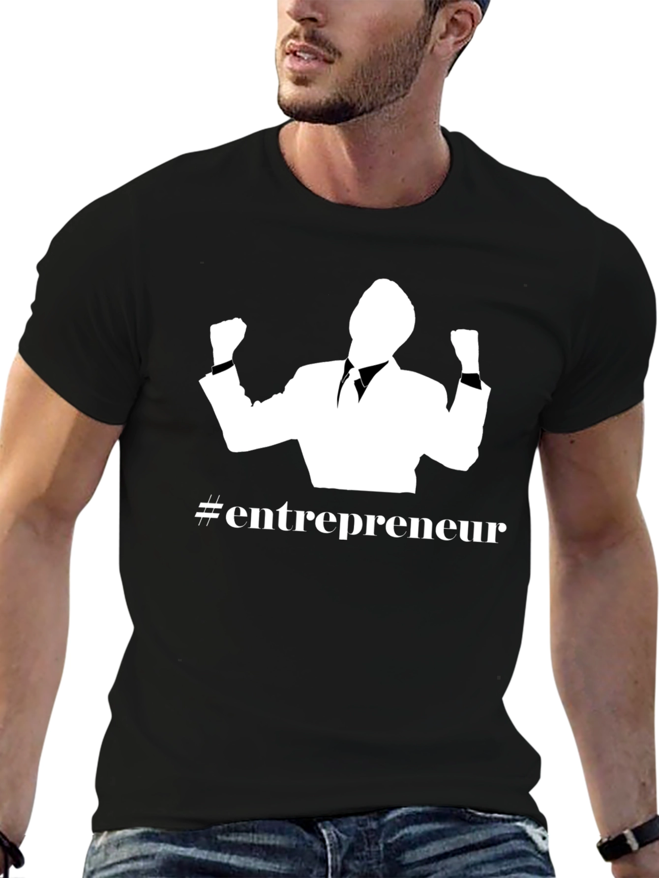 Entrepreneur Graphic T-Shirt - Black Cotton Tee