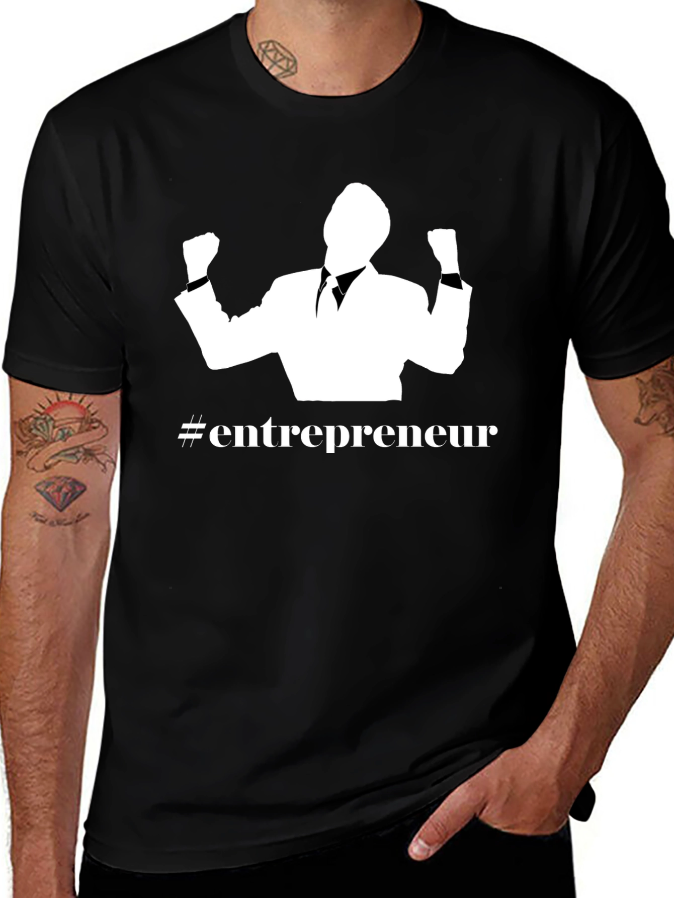 Entrepreneur Graphic T-Shirt - Black Cotton Tee