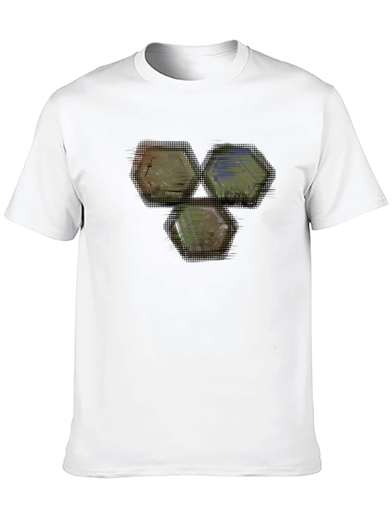 Hexagon Graphic Tee - Modern Style