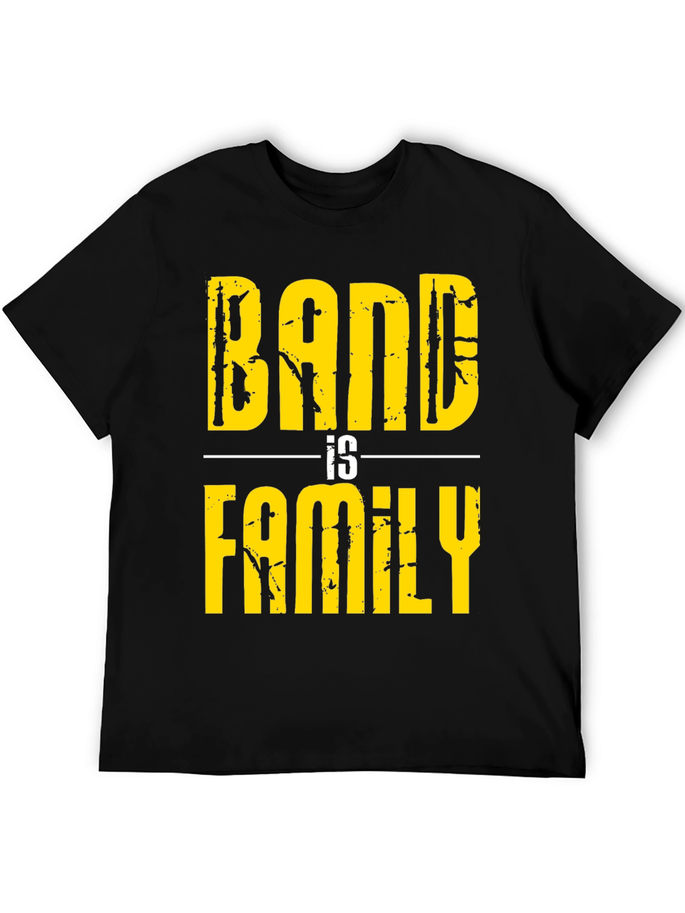Band Is Family Graphic T-Shirt - Black