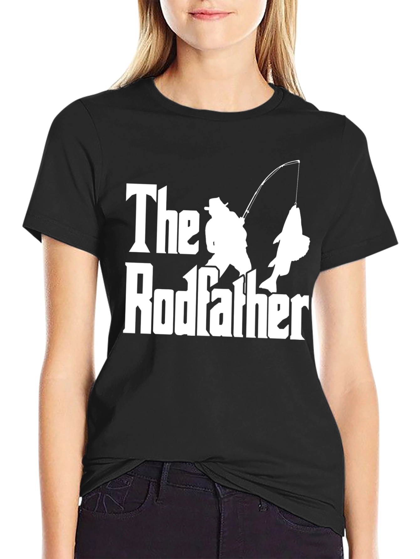 The Rodfather Fishing T-Shirt - Fisherman Humor Tee