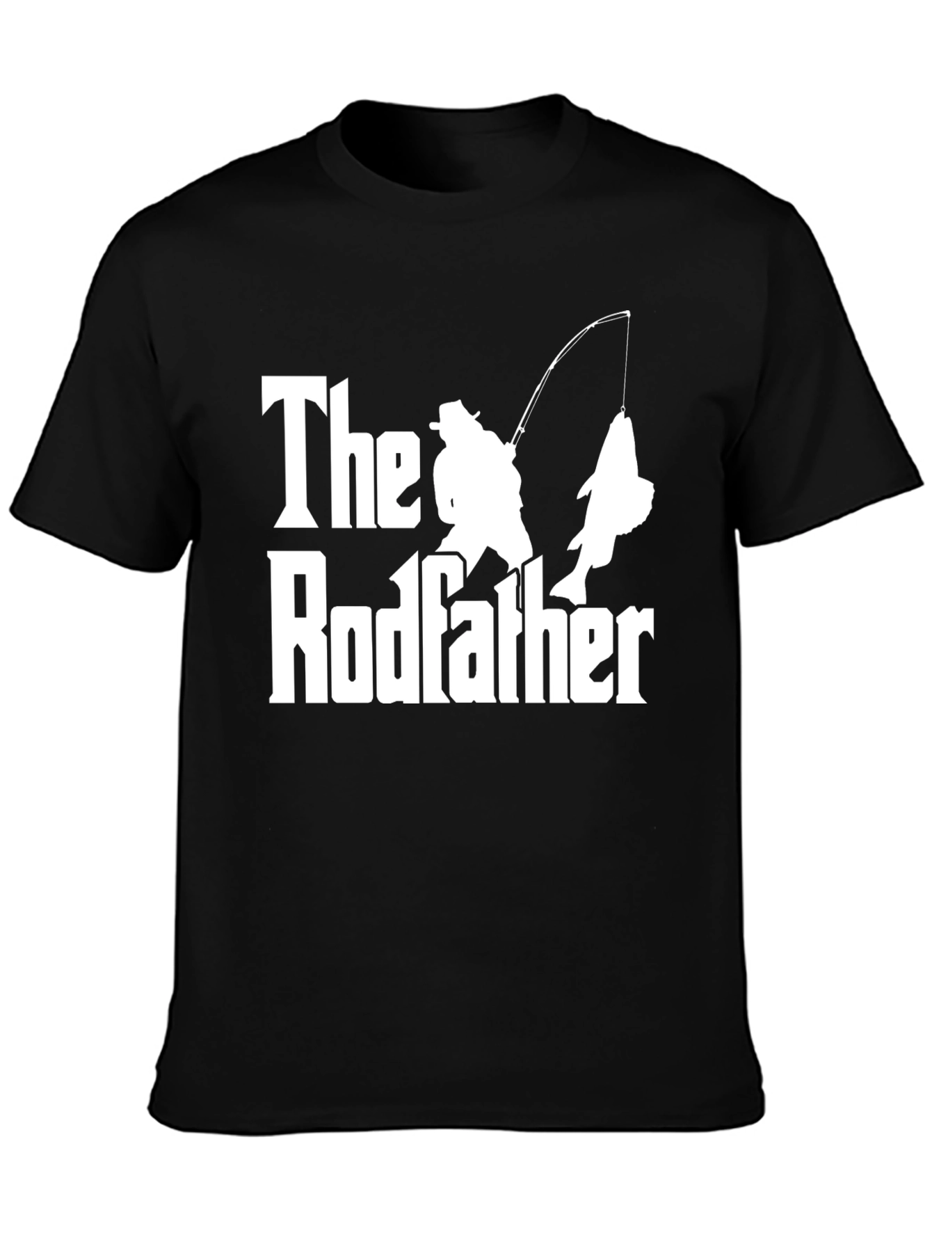 The Rodfather Fishing T-Shirt - Fisherman Humor Tee