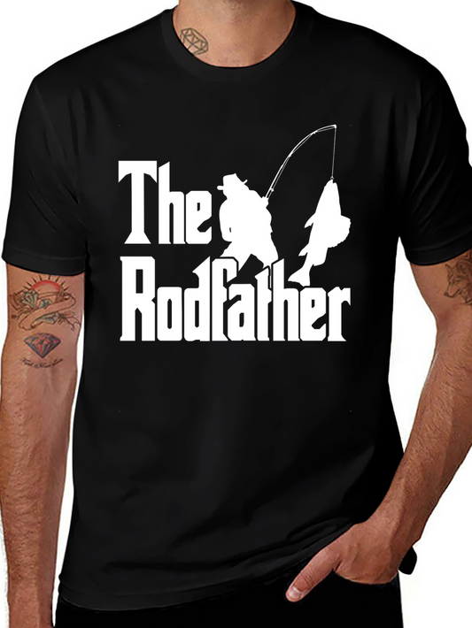 The Rodfather Fishing T-Shirt - Fisherman Humor Tee