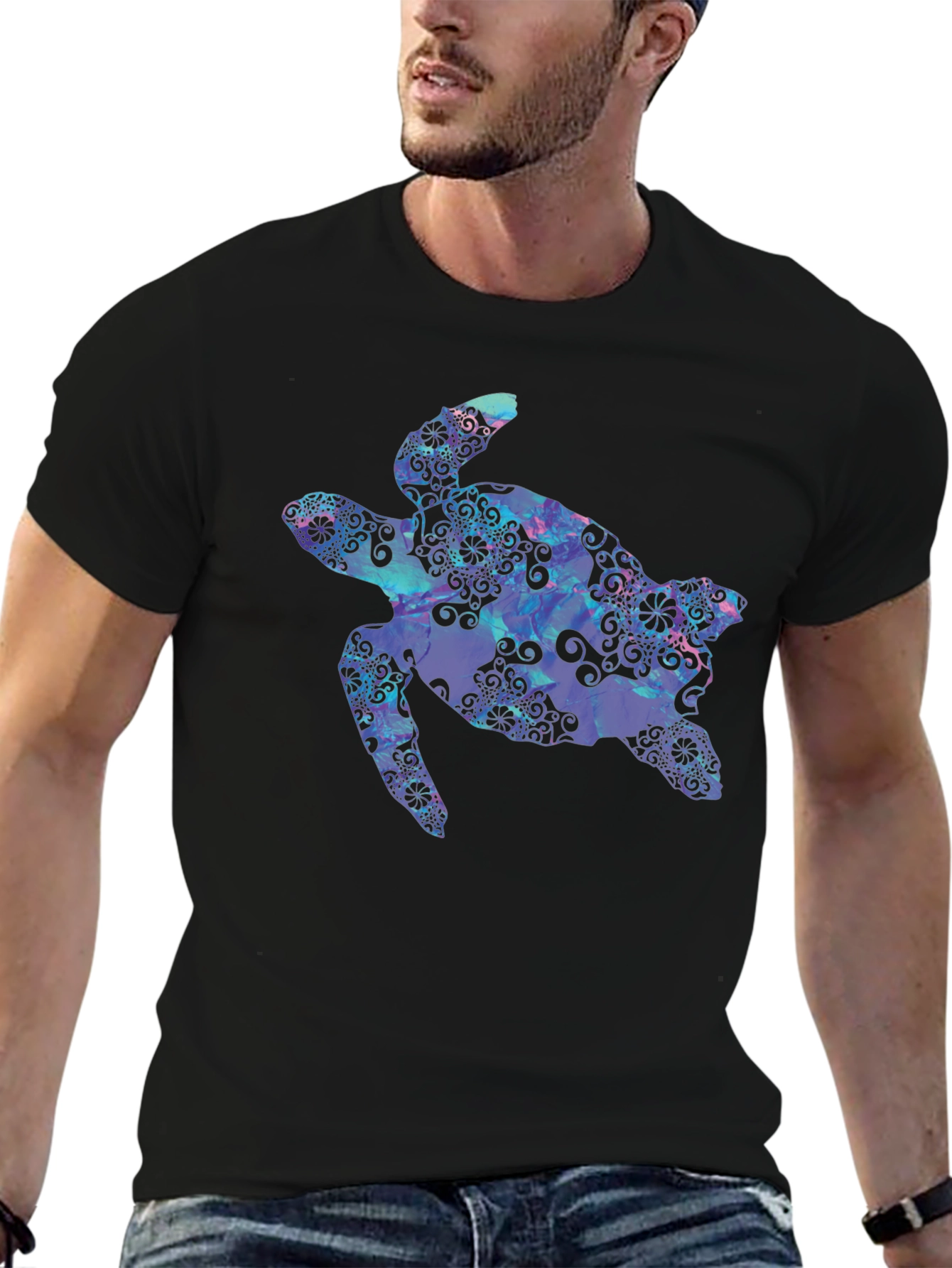 Black Turtle Graphic Tee