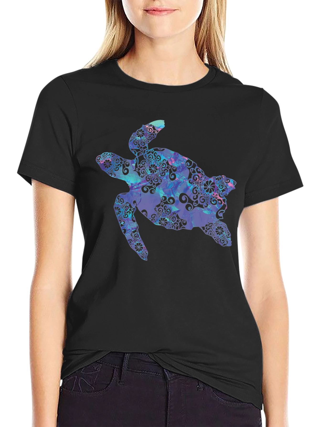 Black Turtle Graphic Tee