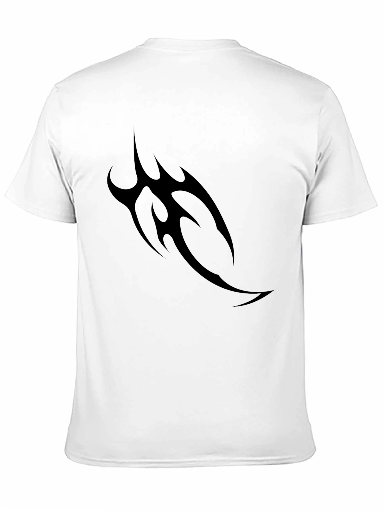 Mens Black Tribal Tattoo Graphic Tee
