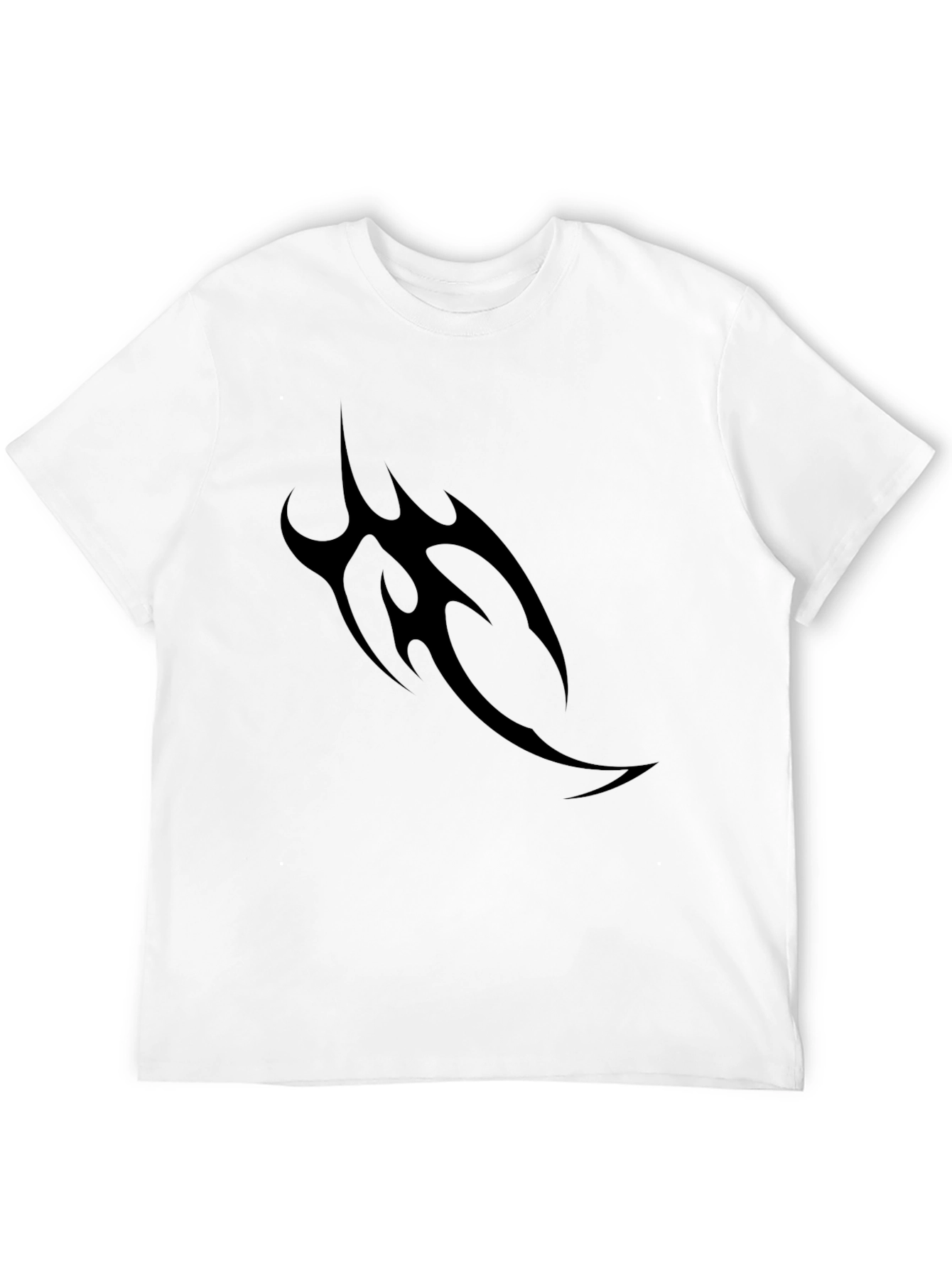 Mens Black Tribal Tattoo Graphic Tee
