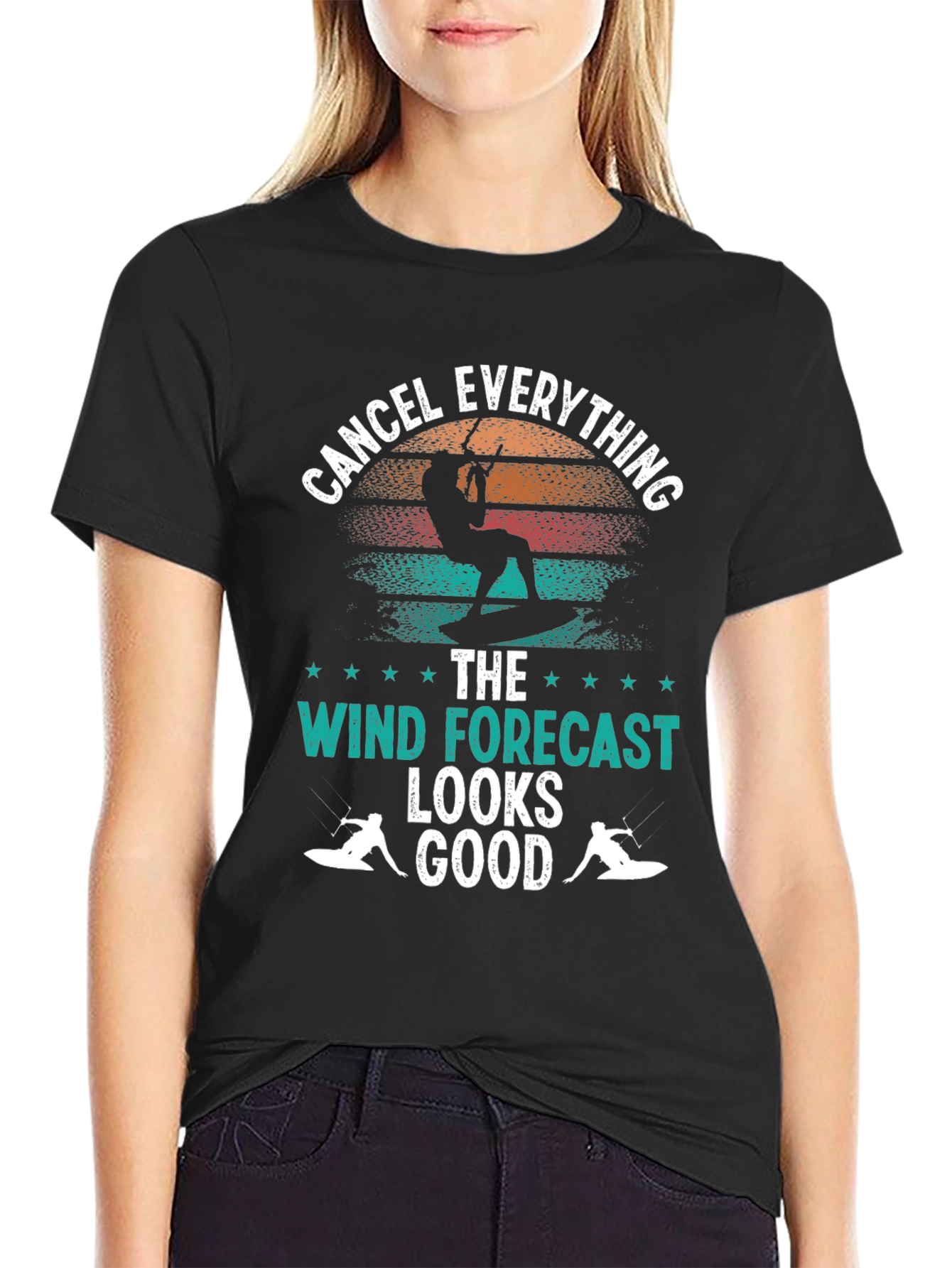 Kiteboarding Forecast Tee: Cancel Everything!