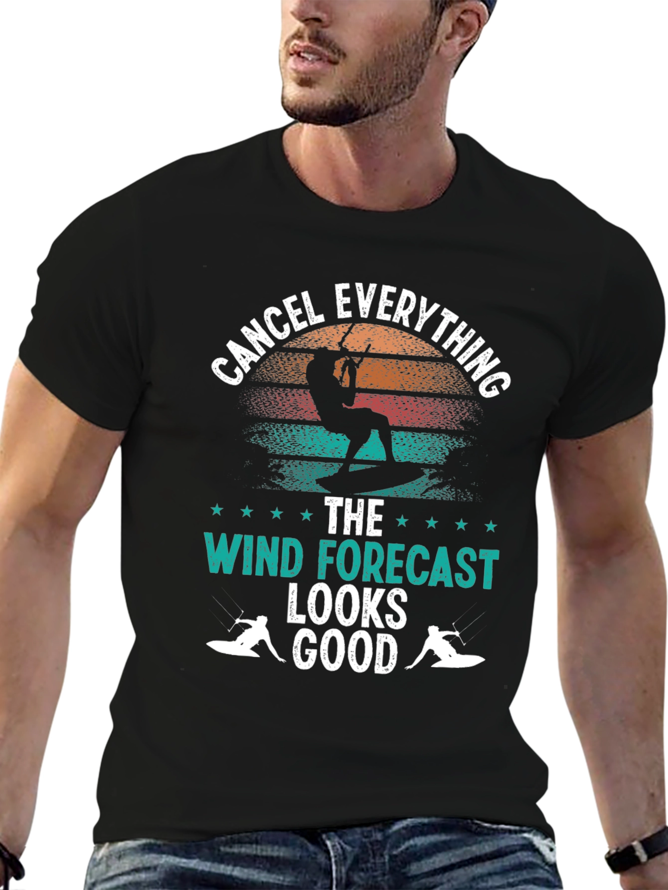 Kiteboarding Forecast Tee: Cancel Everything!