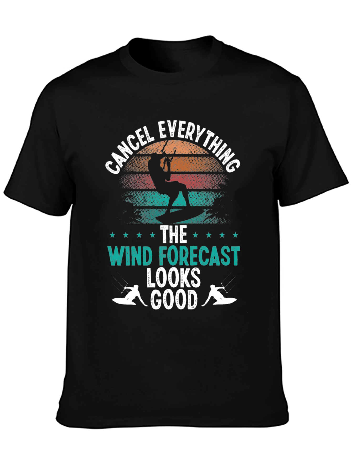 Kiteboarding Forecast Tee: Cancel Everything!