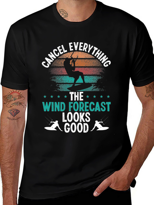 Kiteboarding Forecast Tee: Cancel Everything!
