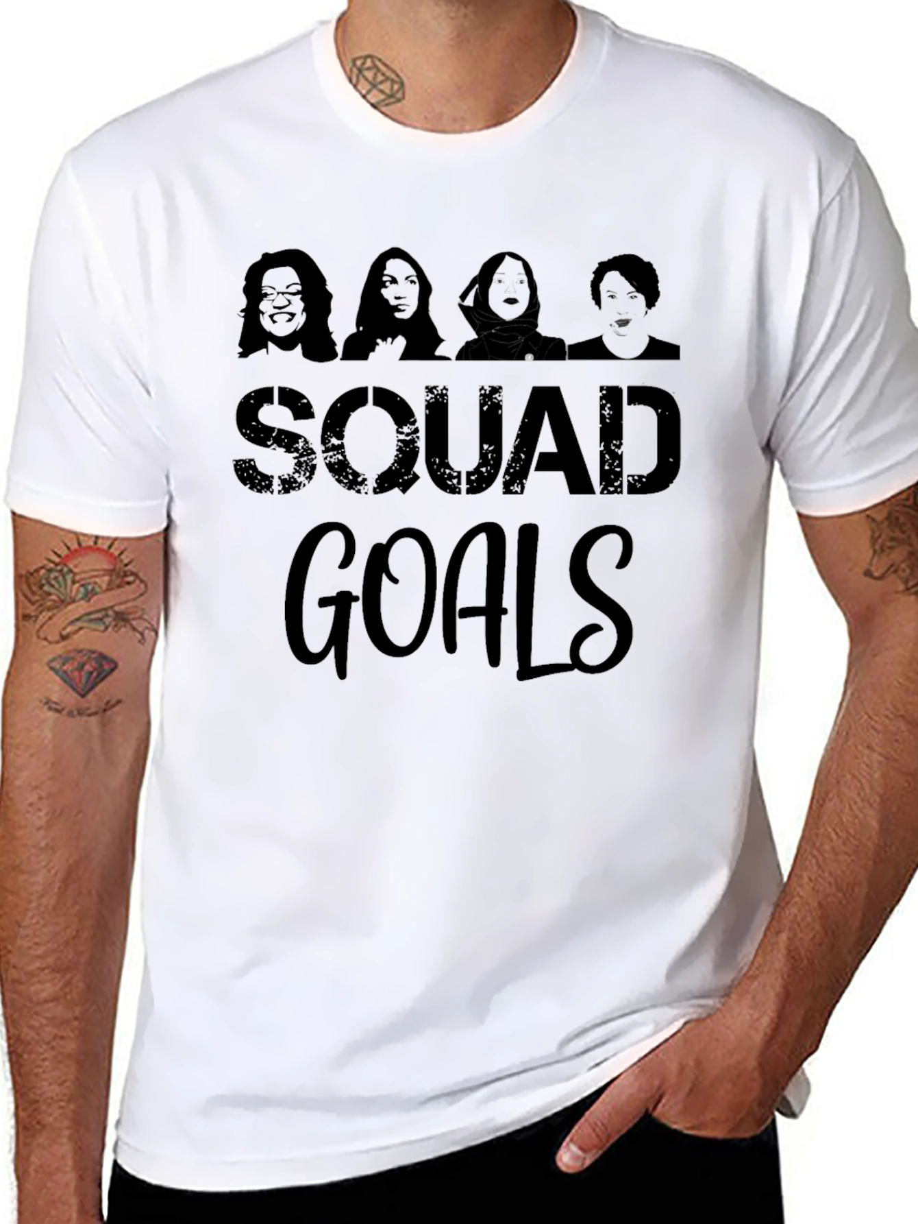 Squad Goals Graphic T-Shirt - Political Statement Tee