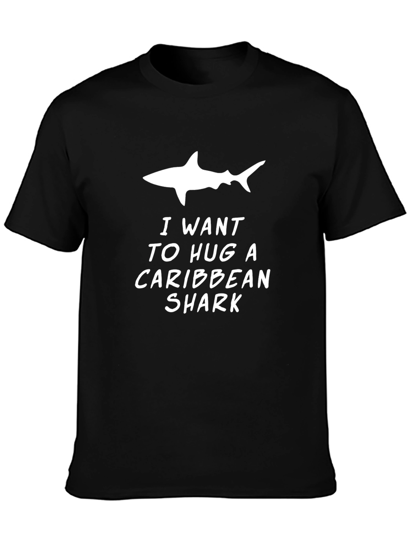 I Want to Hug a Caribbean Shark Graphic Tee
