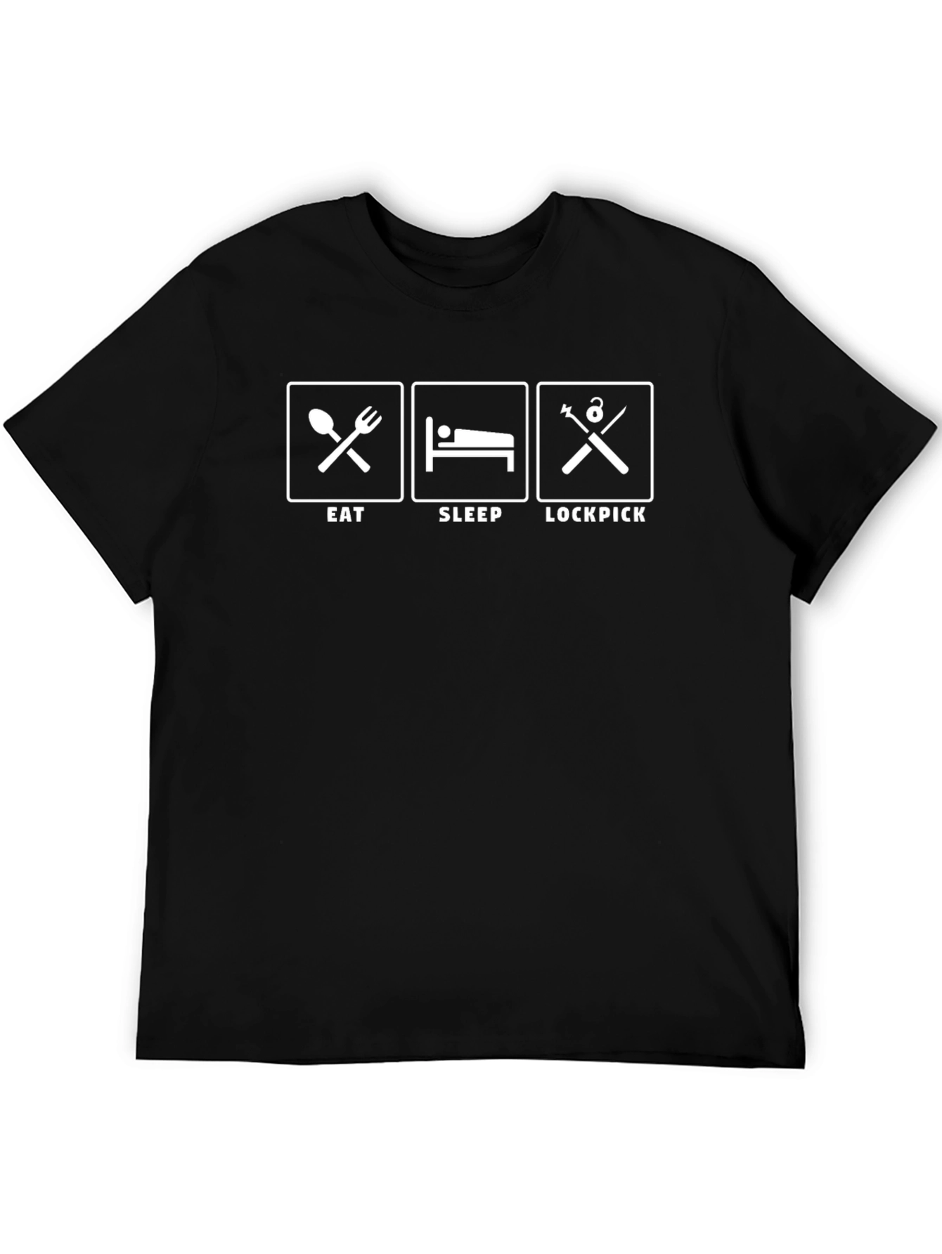 Eat Sleep Lockpick T-Shirt - Hobbies