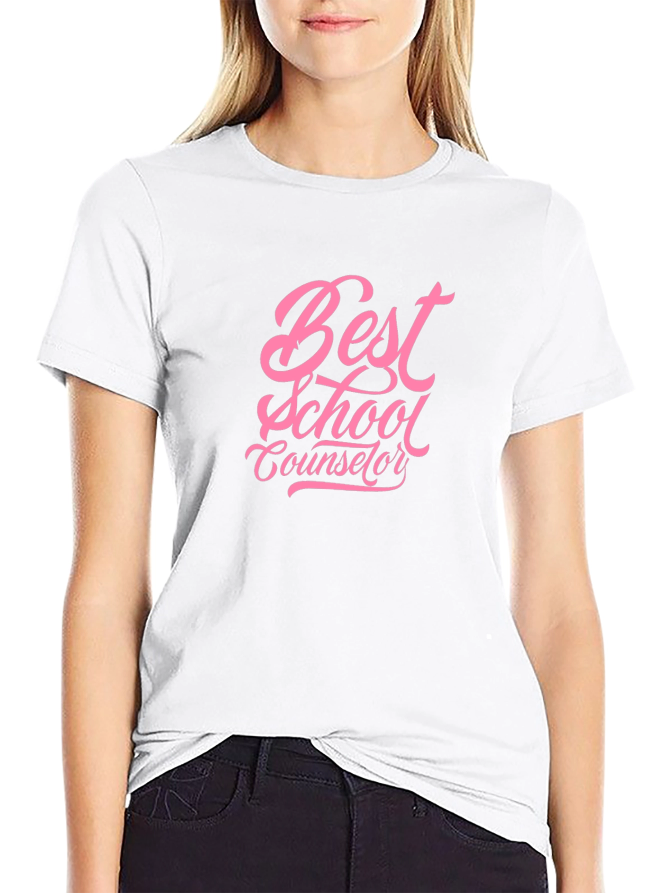 Best School Counselor Black T-Shirt