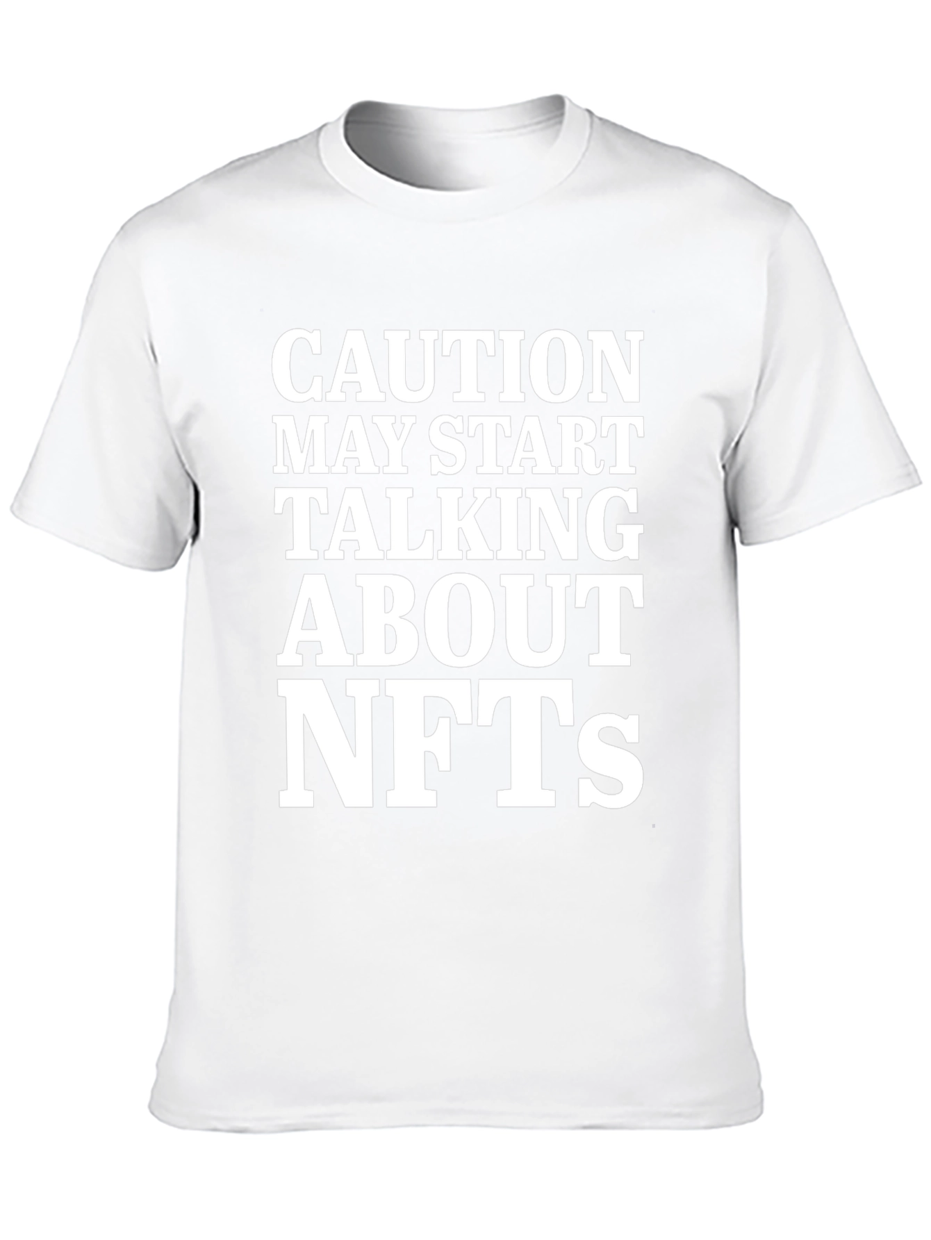 Caution NFTs Graphic Tee