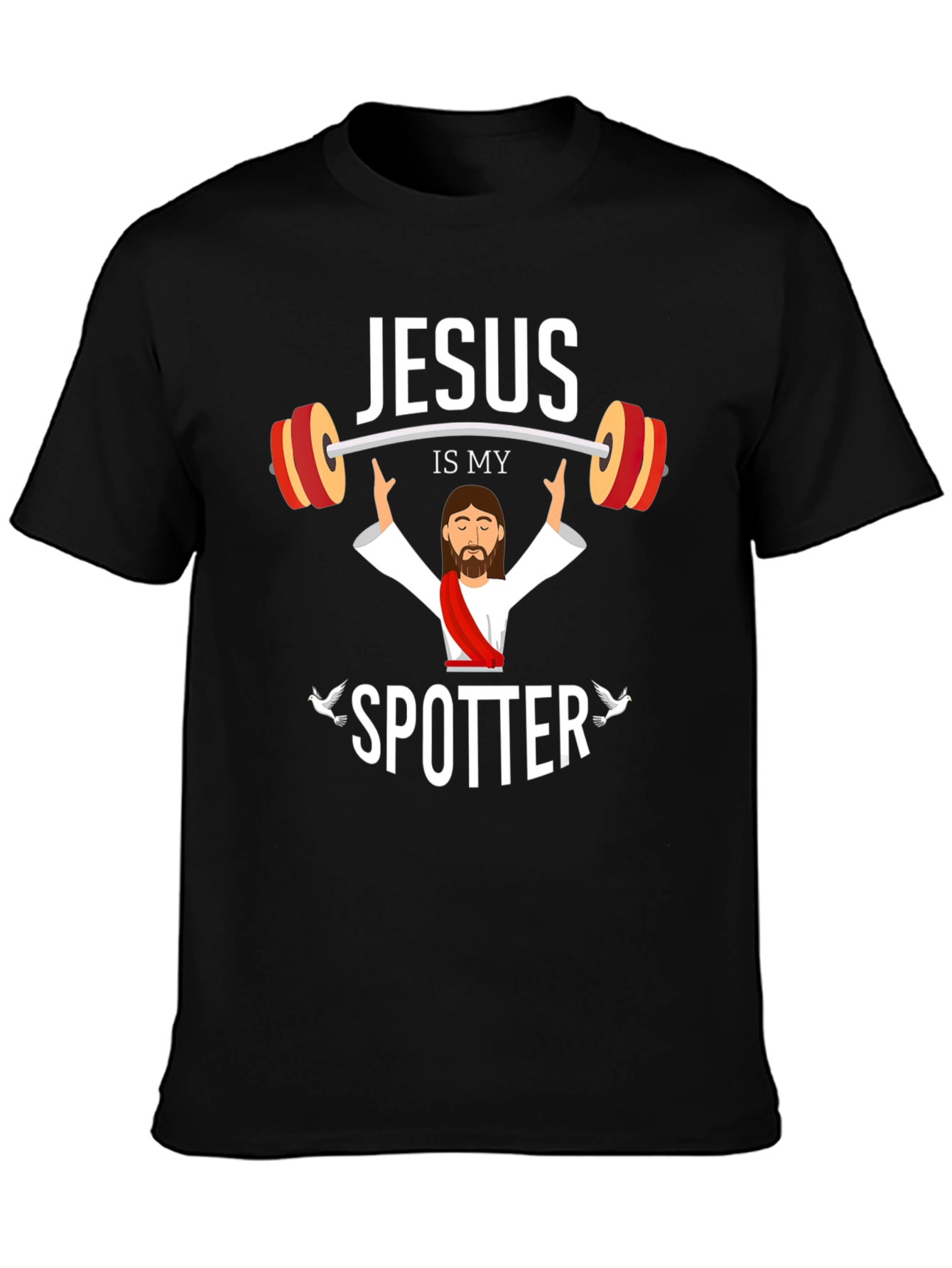 Jesus Is My Spotter Graphic T-Shirt