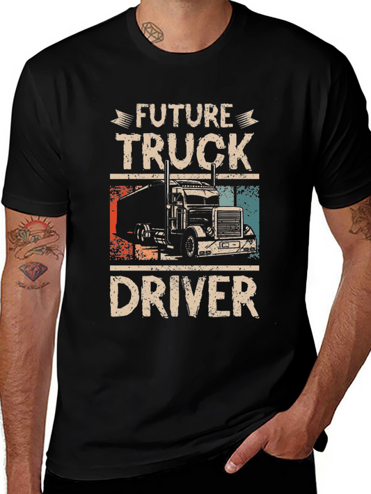 Future Truck Driver T-Shirt - Cool Truck Graphic Tee