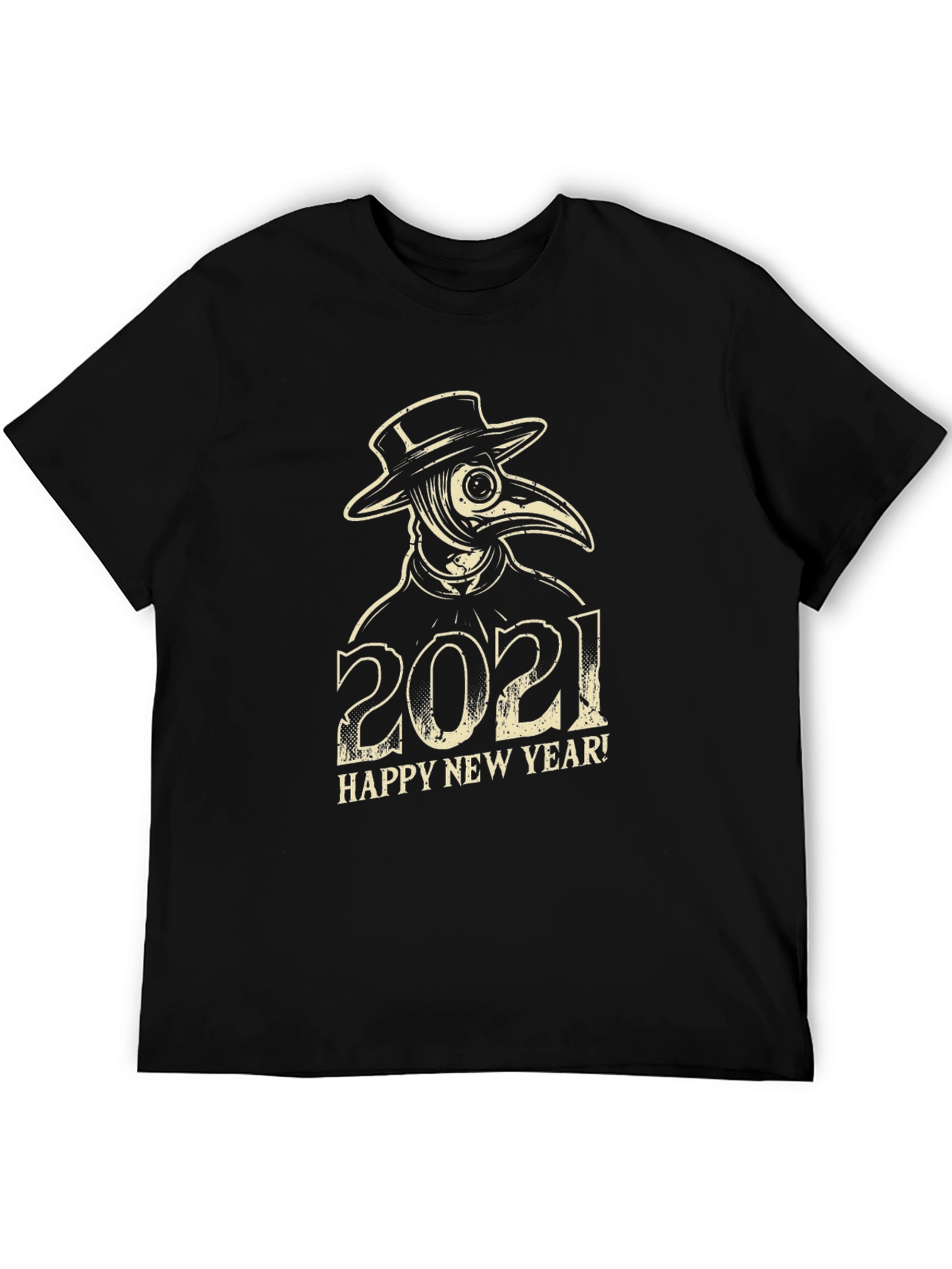 Plague Doctor 2021 Happy New Year T-Shirt