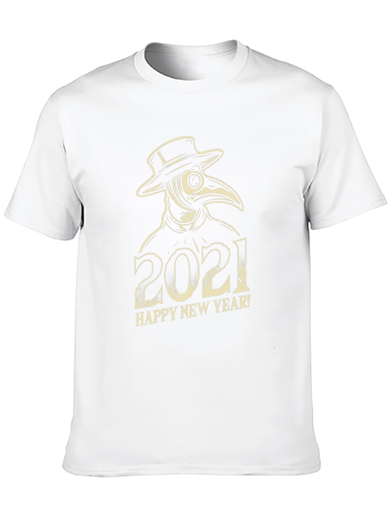 Plague Doctor 2021 Happy New Year T-Shirt