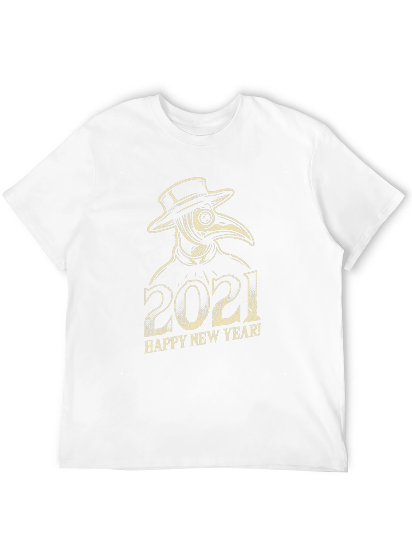 Plague Doctor 2021 Happy New Year T-Shirt