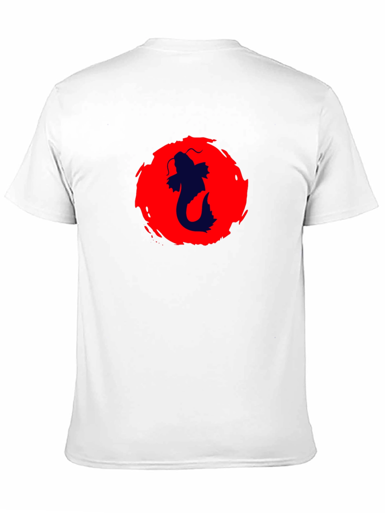 Koi Fish Graphic Black T-Shirt