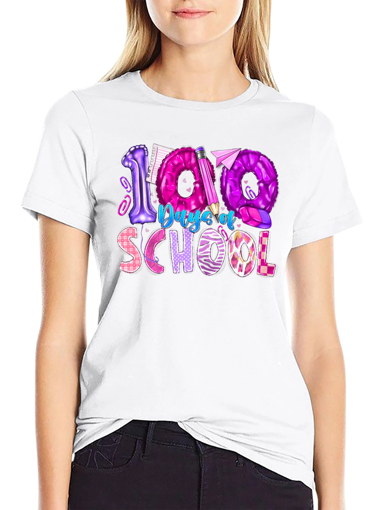 100 Days of School Graphic Tee