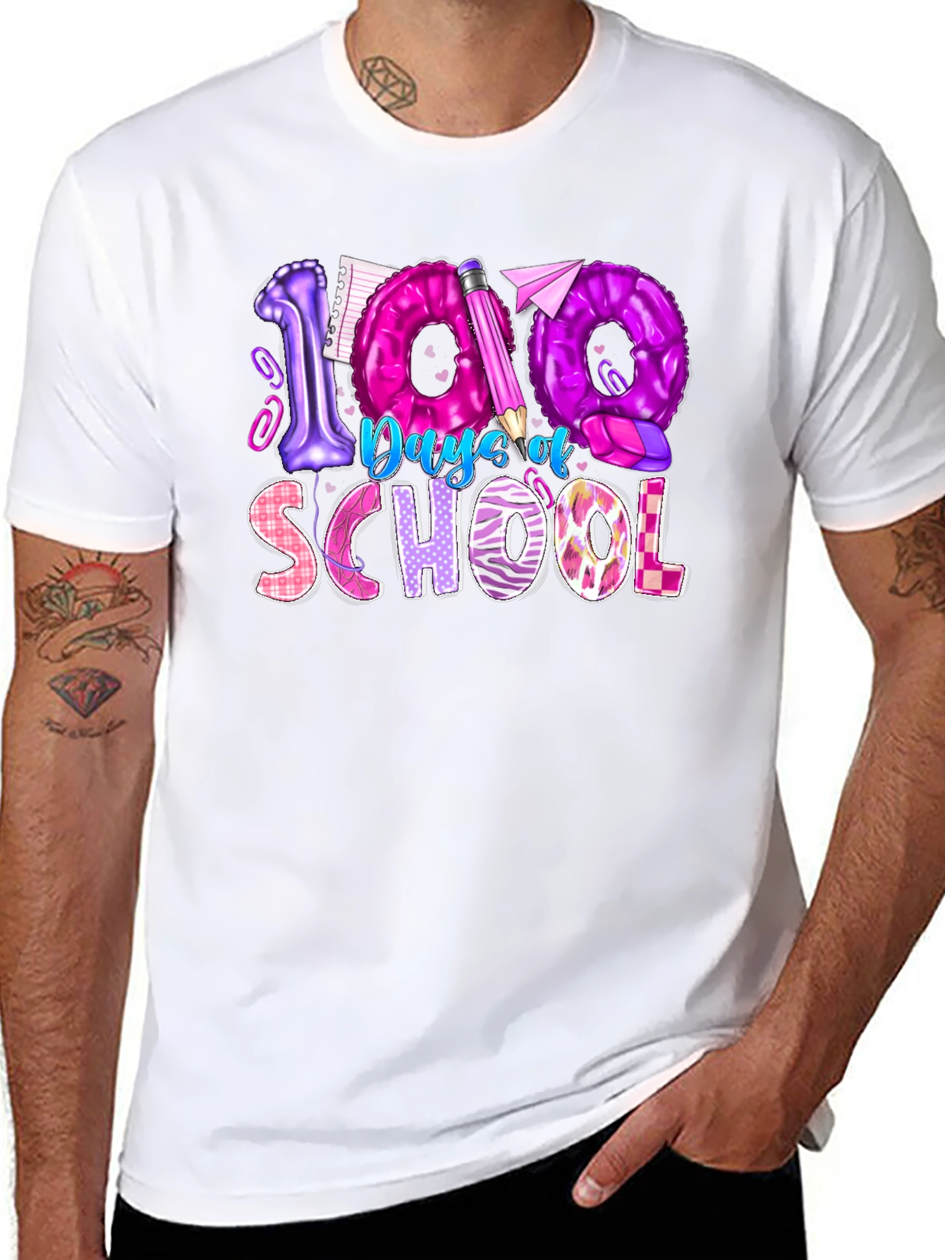 100 Days of School Graphic Tee