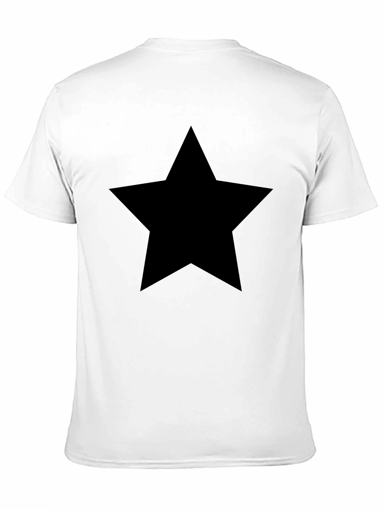 Black Star Graphic Tee - Casual Style