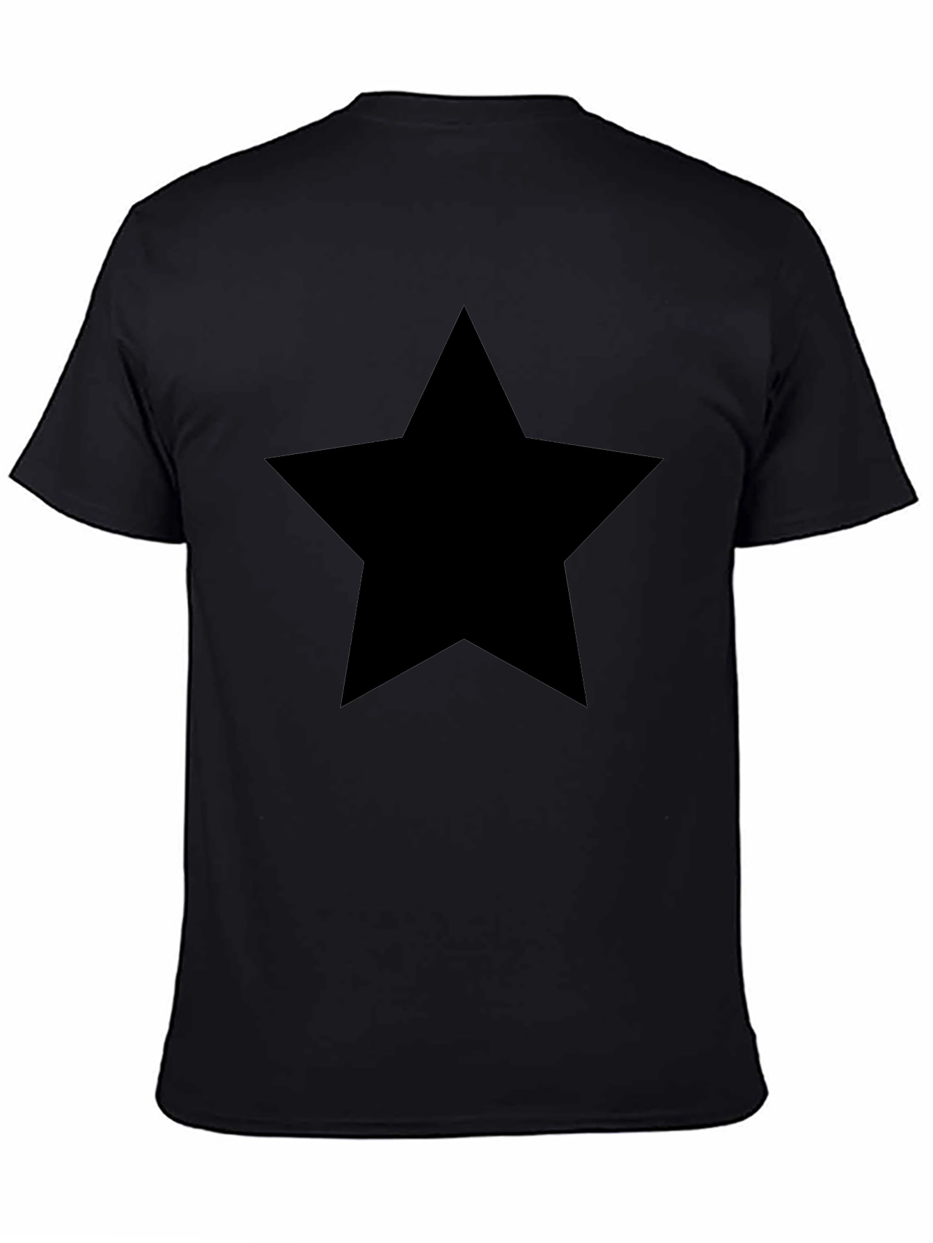 Black Star Graphic Tee - Casual Style