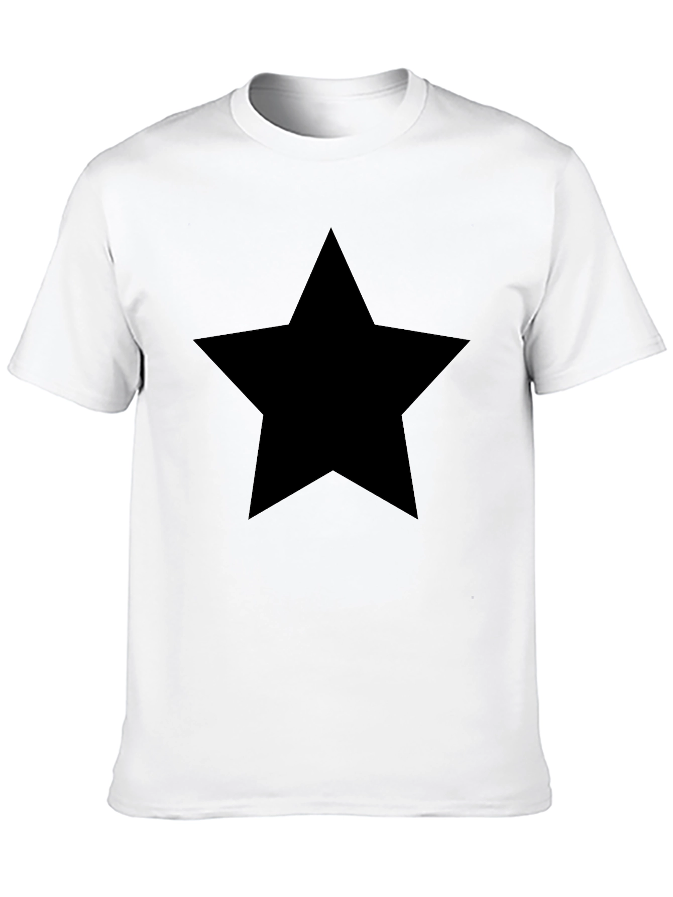 Black Star Graphic Tee - Casual Style