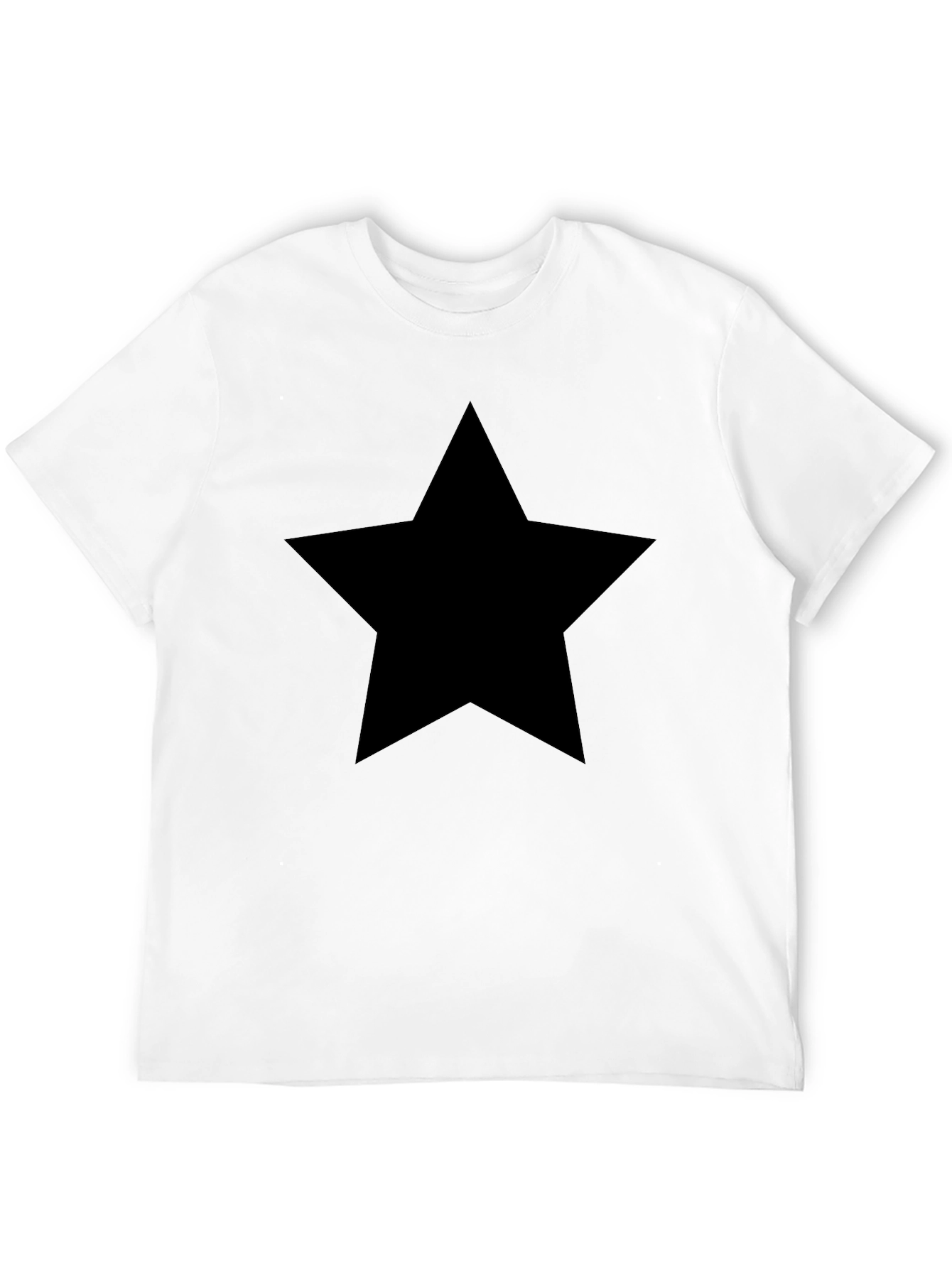 Black Star Graphic Tee - Casual Style